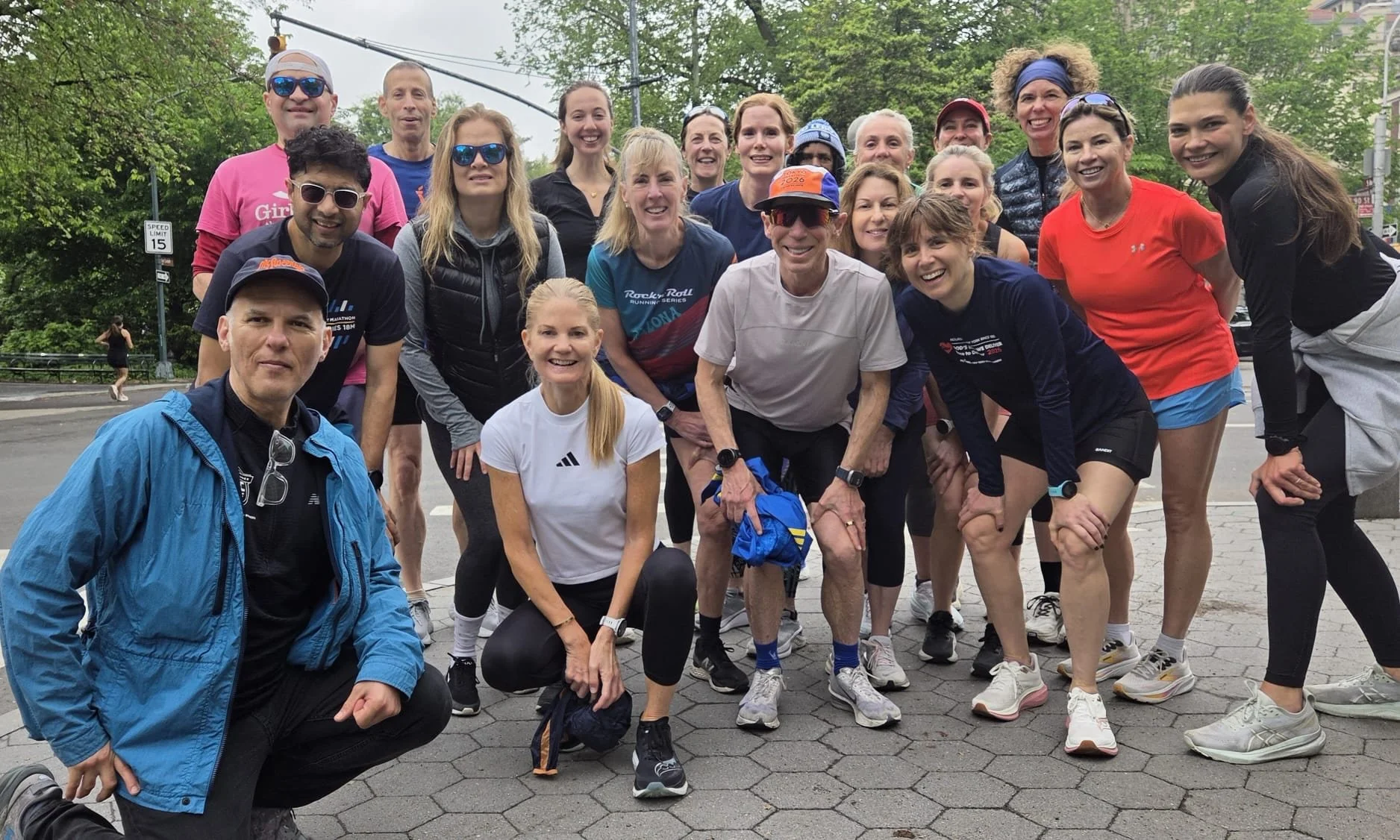 Tomorrow&rsquo;s OO Community Run ❤️🤍💙

Memorial Day Weekend Miles 🏃&zwj;♀️special thanks to @runningmasters_nyc for hosting !! 

After we hit the pavement, join us to cool down with coffee and good vibes at @oleandsteenus (87th and Lexington). It
