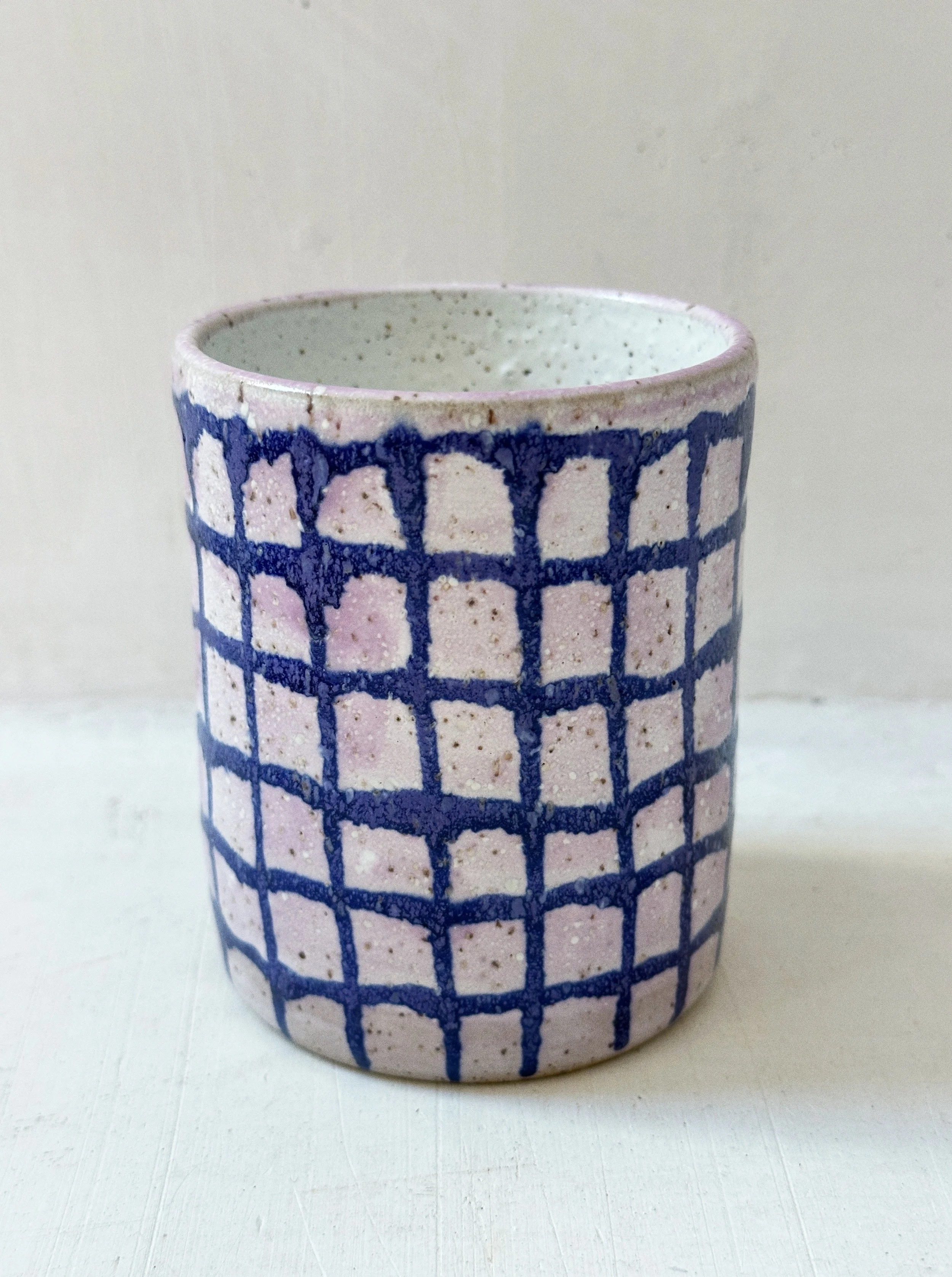 Lavender and Cobalt Cups