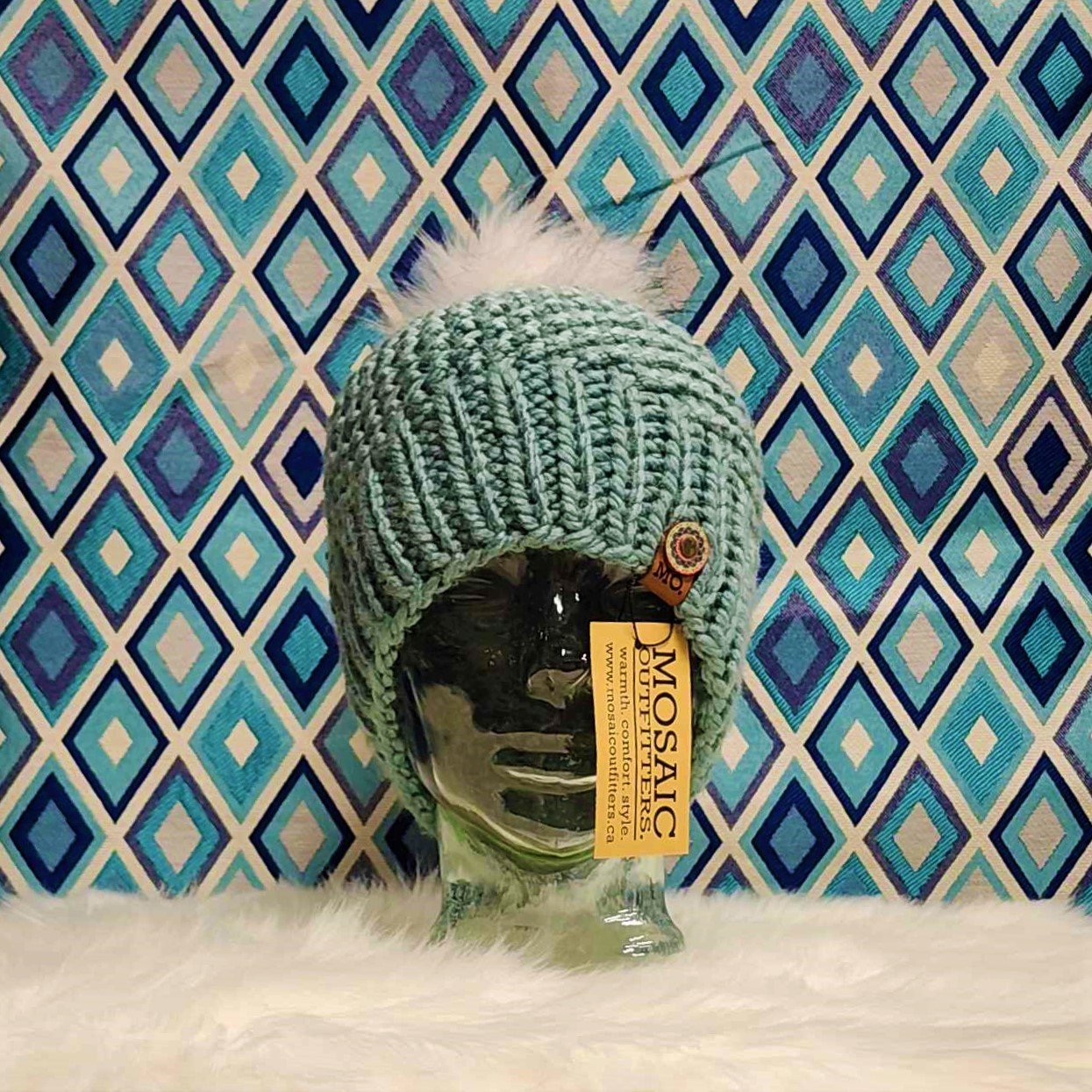 Chunky Knit Toque - Soft Sage Super Twist