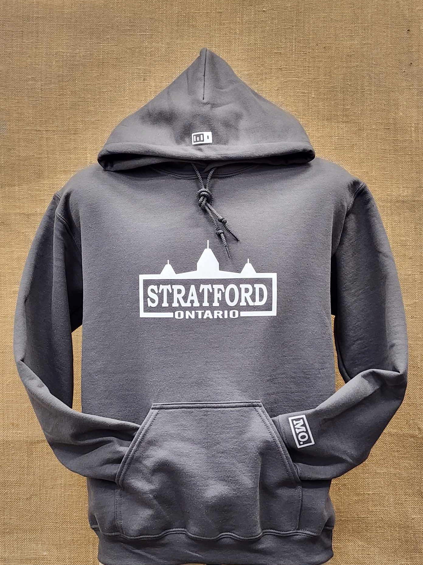 Full-Zip Hooded Sweatshirt with embroidered logo [NJ031-993/PAY-OXFORD] -  FlynnO'Hara Uniforms