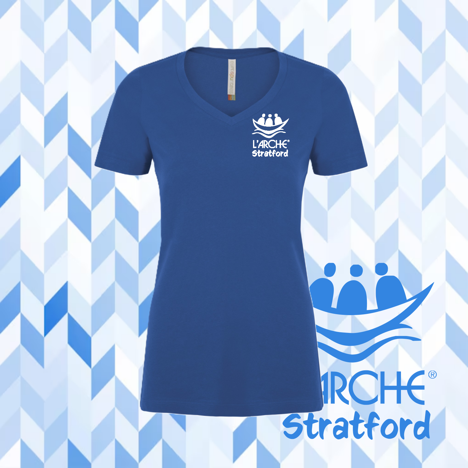 Ladies Premium Vneck Tshirt - 6 Colours