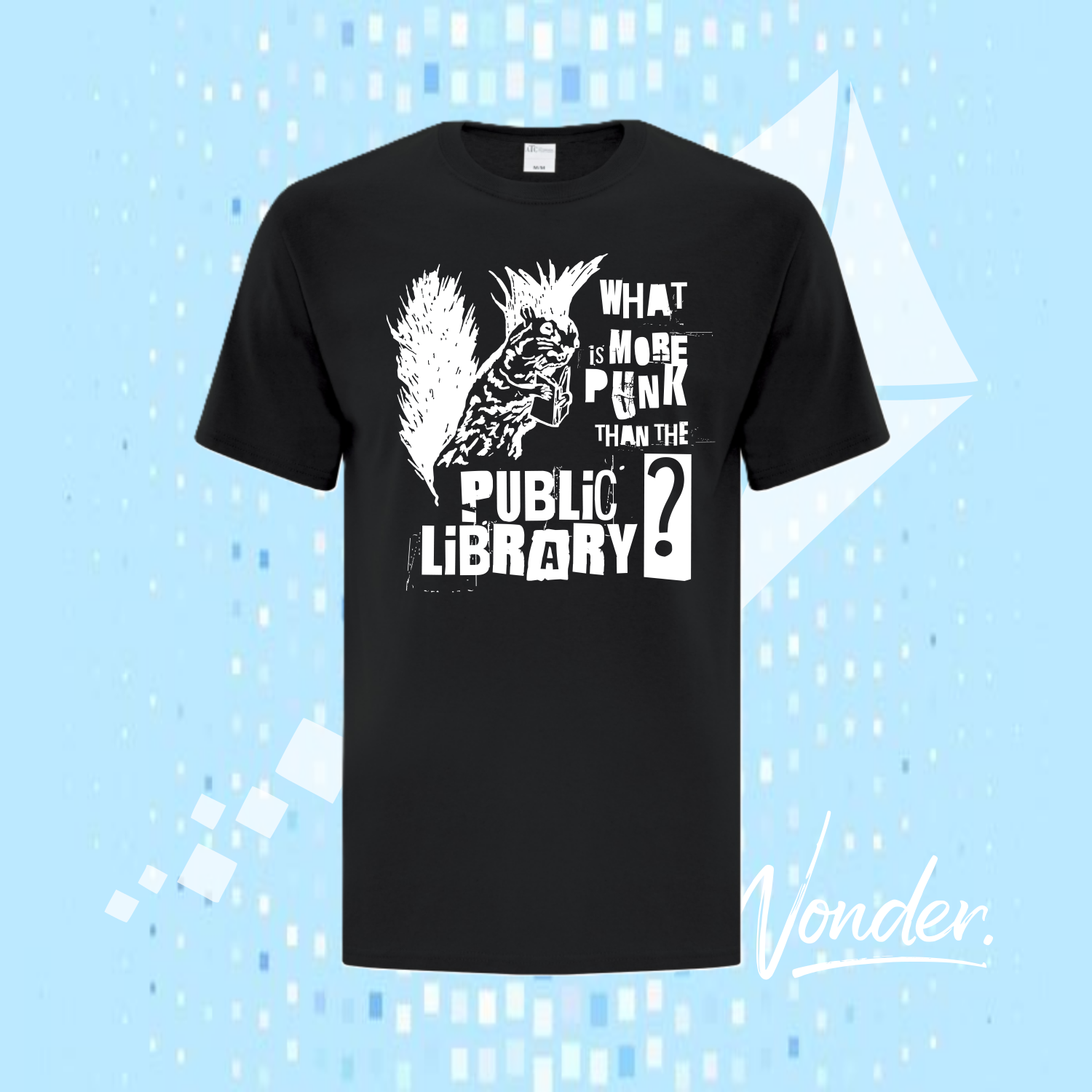 Punk Squirrel - Cotton Tshirt (5 Colours)