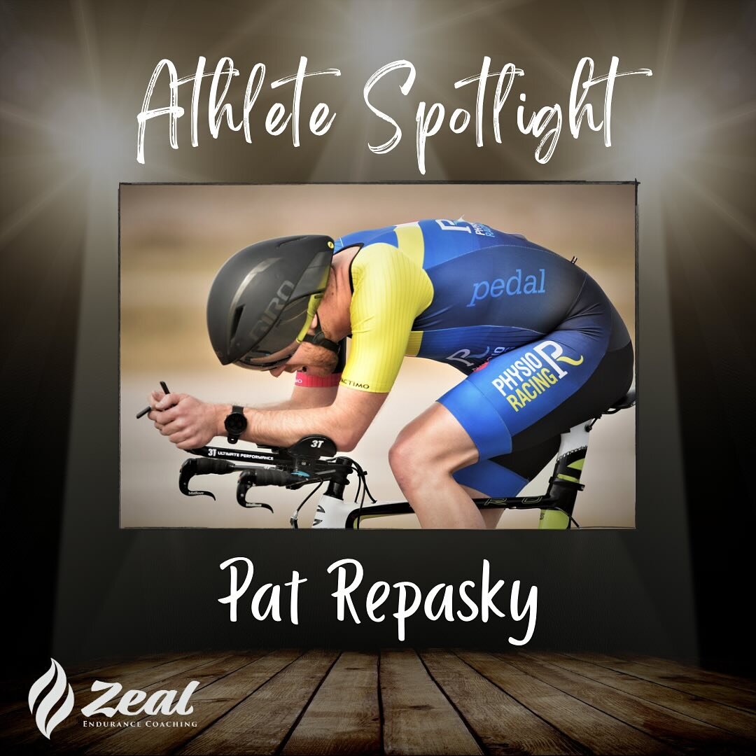 🔥Athlete Spotlight: Patrick Repasky @spokinaround 
 
🍀 [Wishing him luck as he races Oceanside 70.3 this weekend!] 
 
📍Location: Golden, CO
 
🧢Day job: School Psychologist
 
🏃&zwj;♀️Current Sport(s): Long-course Triathlon &amp; Cycling
 
🧩Reaso