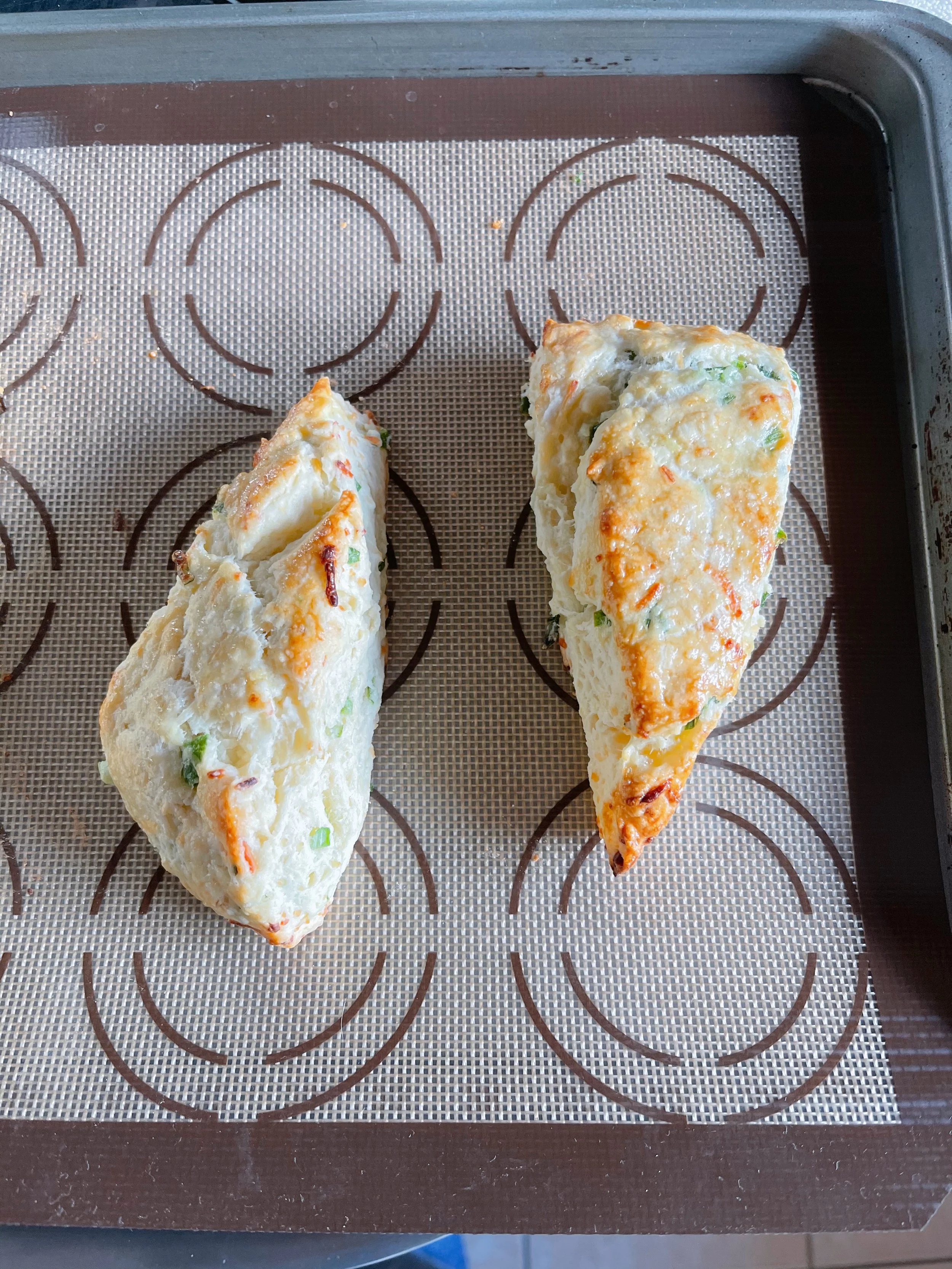 Umami-Packed Parmesan and Green Onion Scones Recipe by Phoebe Wan