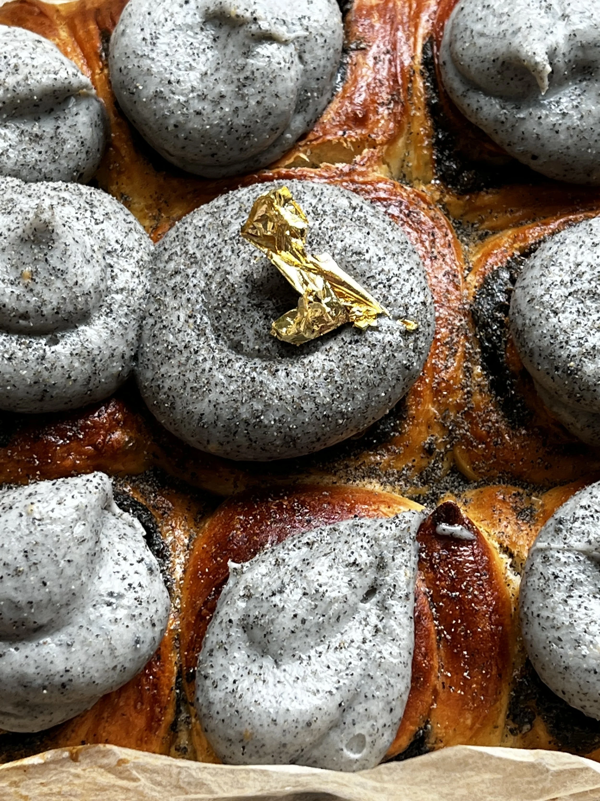 Black Sesame And Cardamom No-Knead Milk Bread Buns Recipe By Kat Lieu