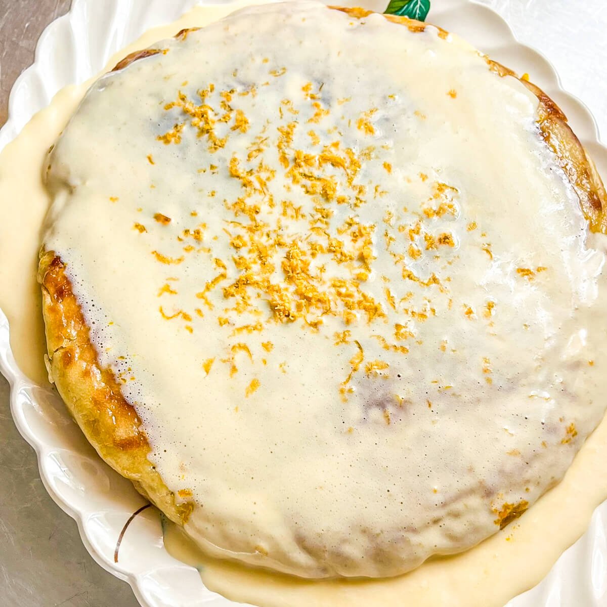 This Fluffy Salted Egg Pancake Covered in Custard Is the Perfect Brunch Recipe 