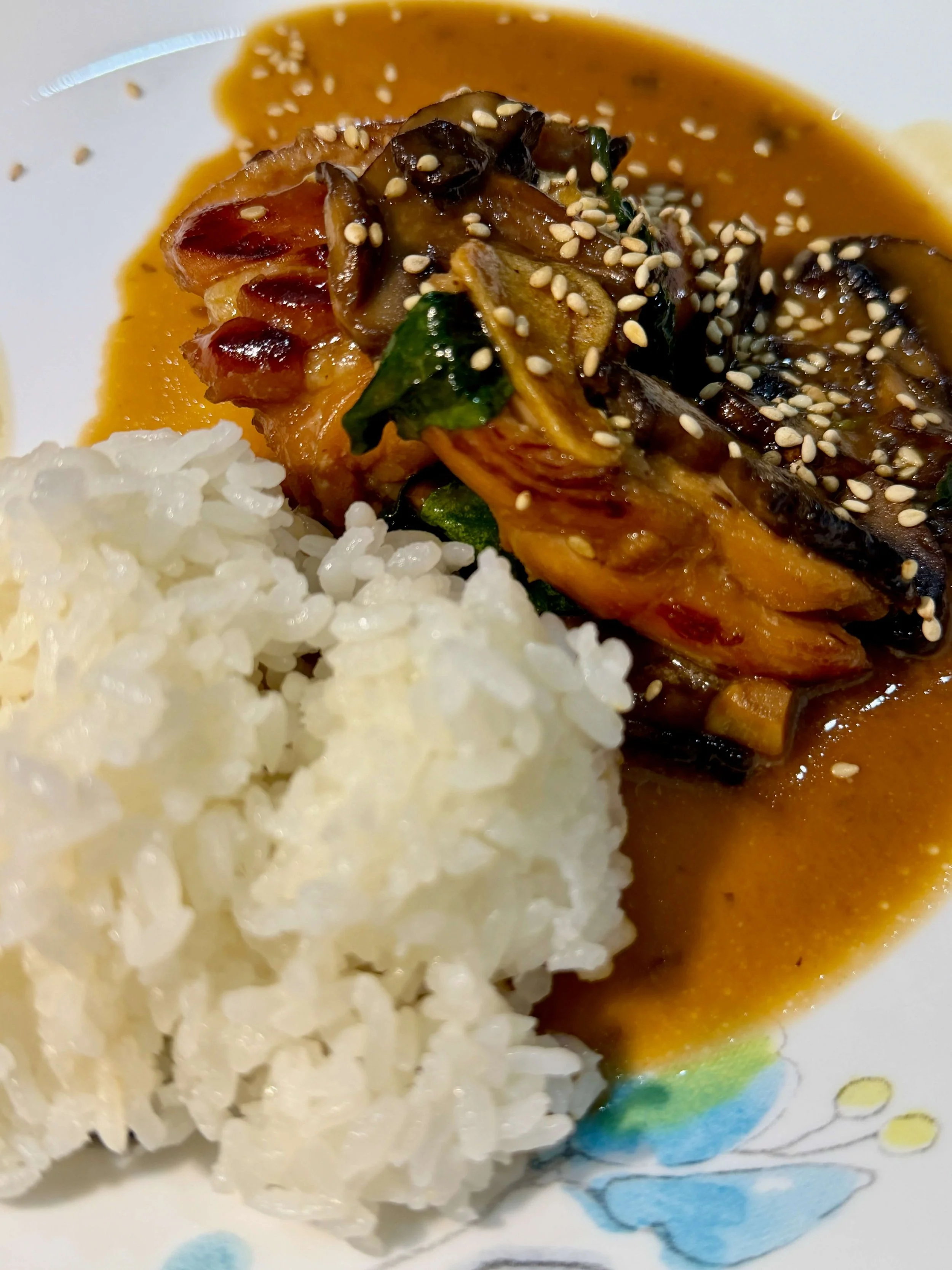 Kat Lieu's creamy teriyaki chicken dish