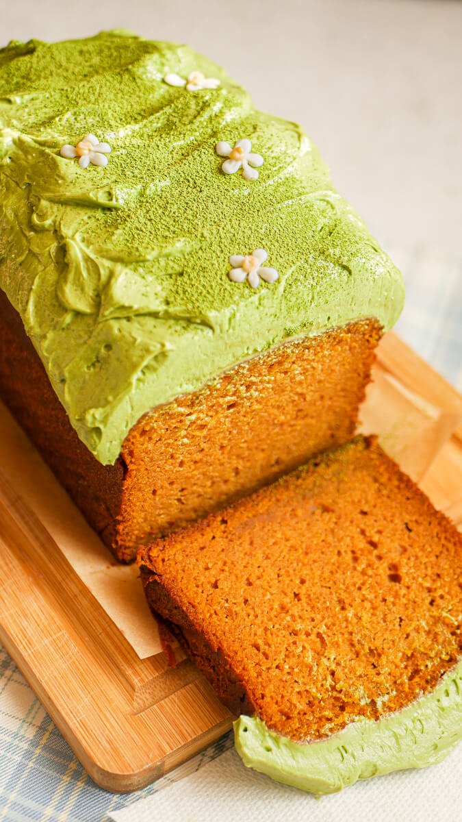 Pumpkin Matcha loaf