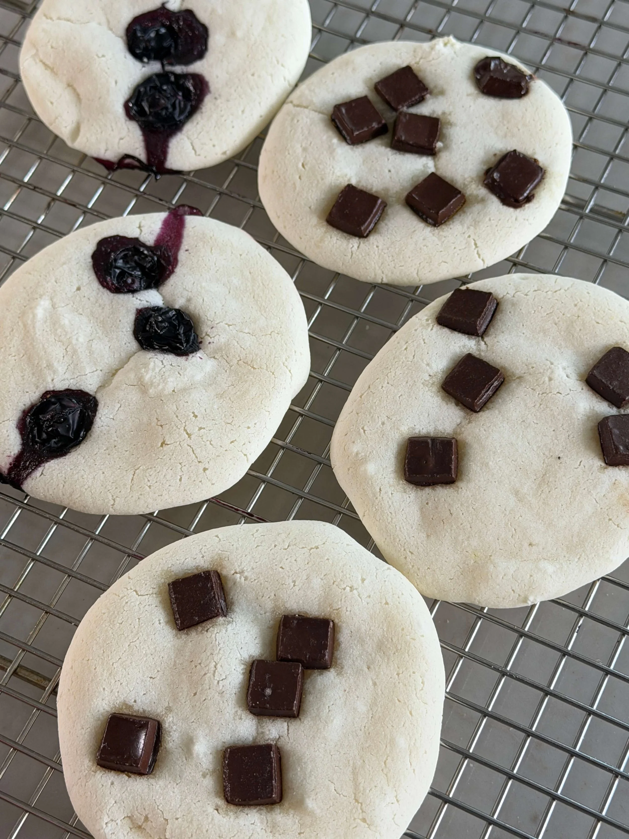 ghost mochi cookies