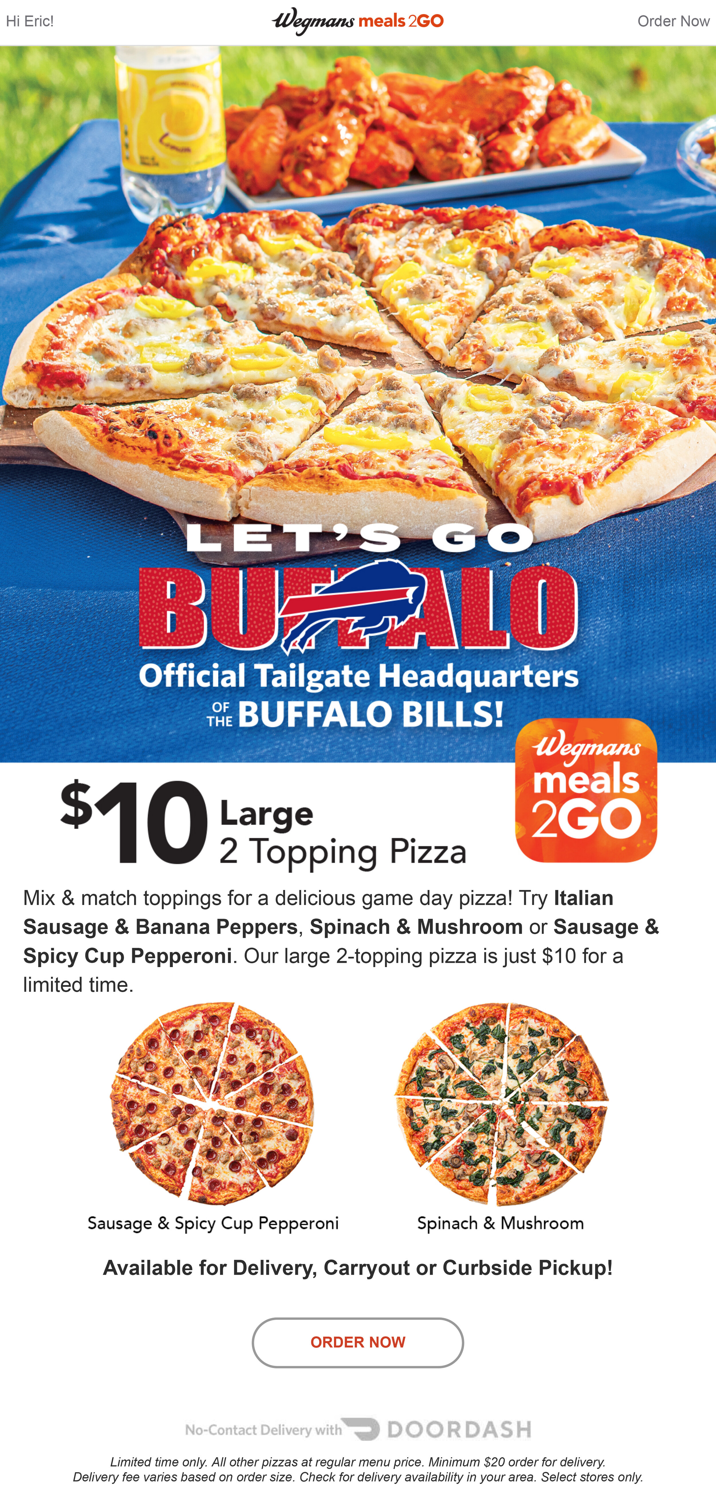 Wegmans Buffalo Bills 2021 Campaign — K Studios
