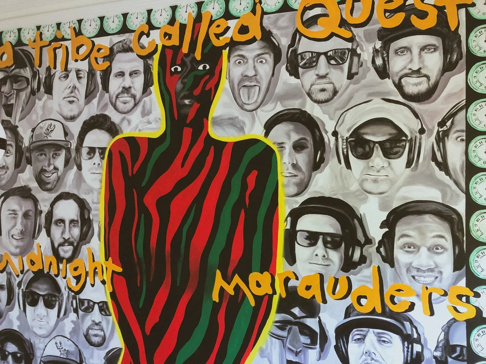 tribe called quest interior mural — Blank Walls