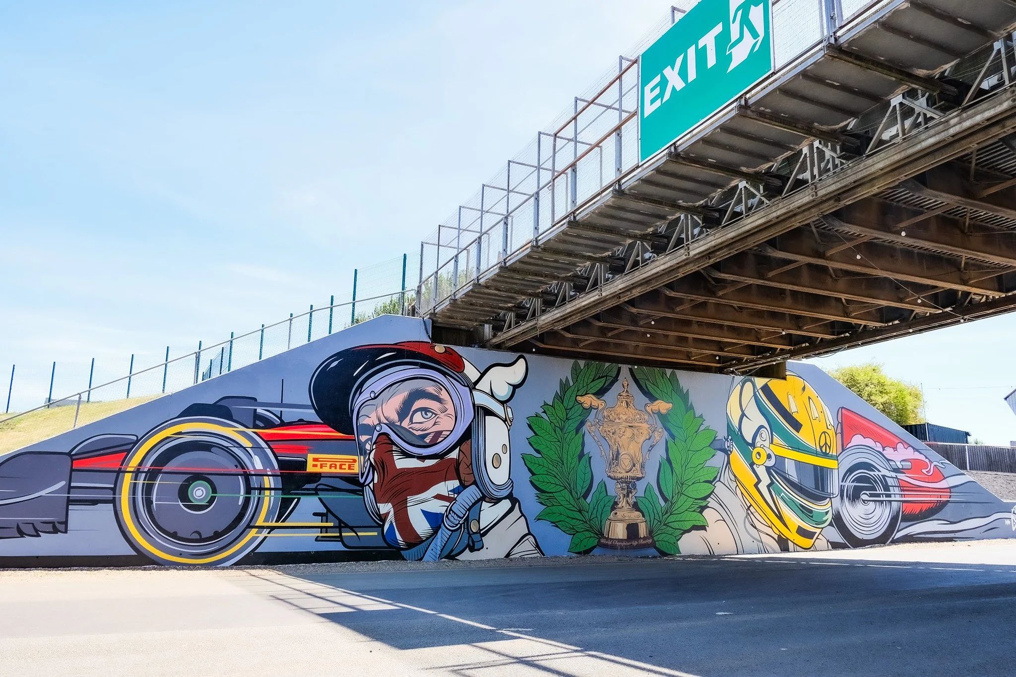 Dface mural silverstone