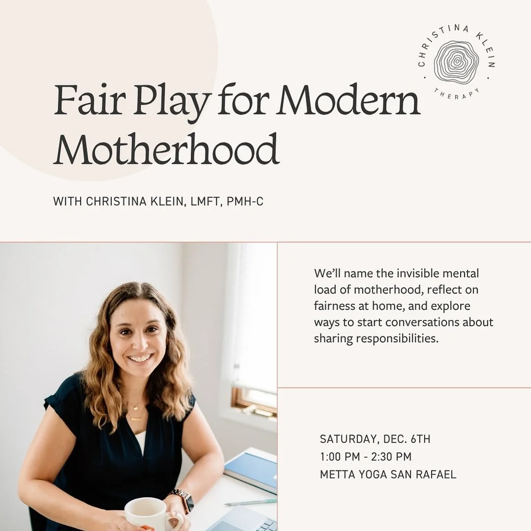 Exciting news! I&rsquo;ll be at Metta Yoga San Rafael on Saturday, December 6th from 1&ndash;2:30 PM leading a Fair Play workshop about sharing the mental load at home. 💛

If you&rsquo;ve ever felt like you&rsquo;re carrying more than your share, th