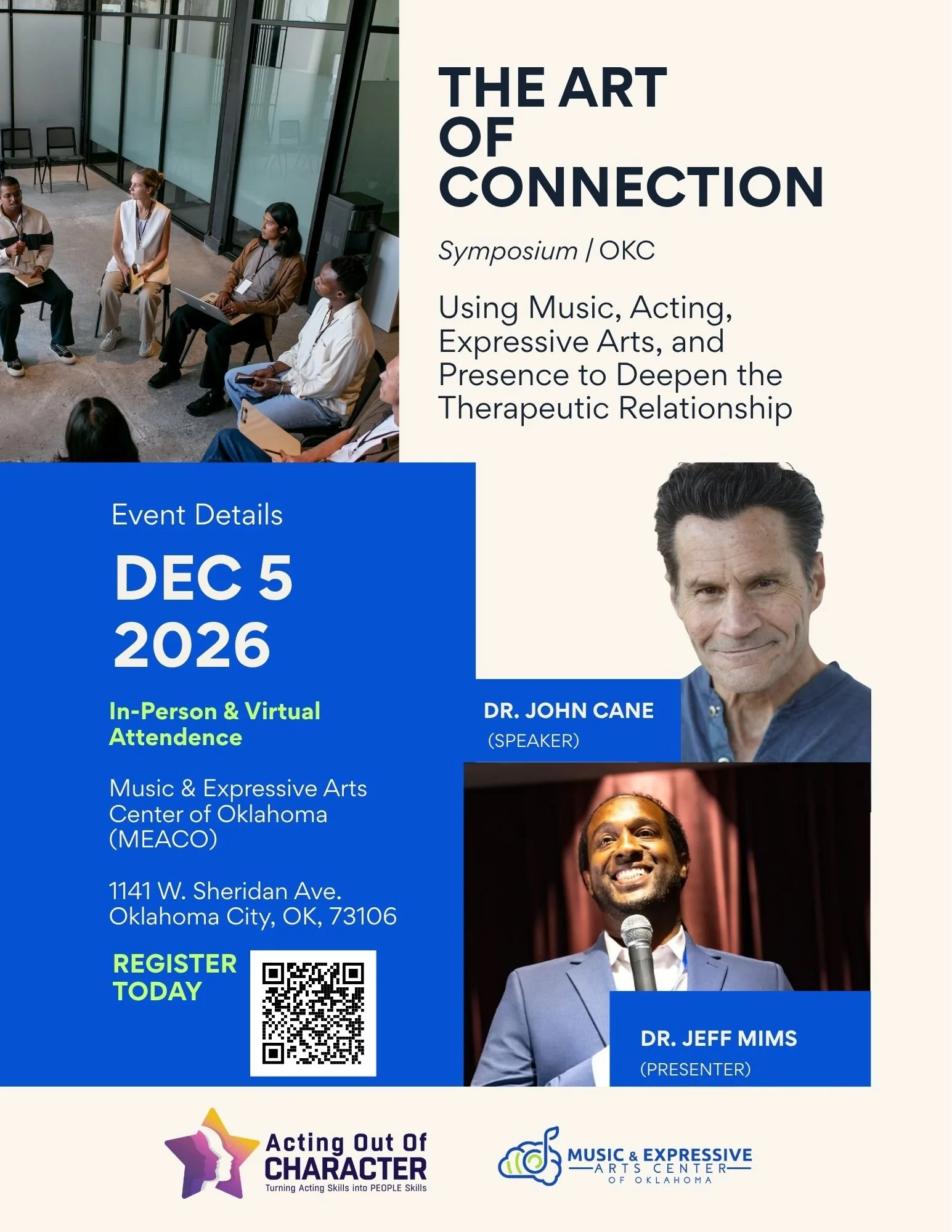 The Art of Connecting: Using Music, Acting &amp; Presence to Deepen Relationships. [Livestream Available]