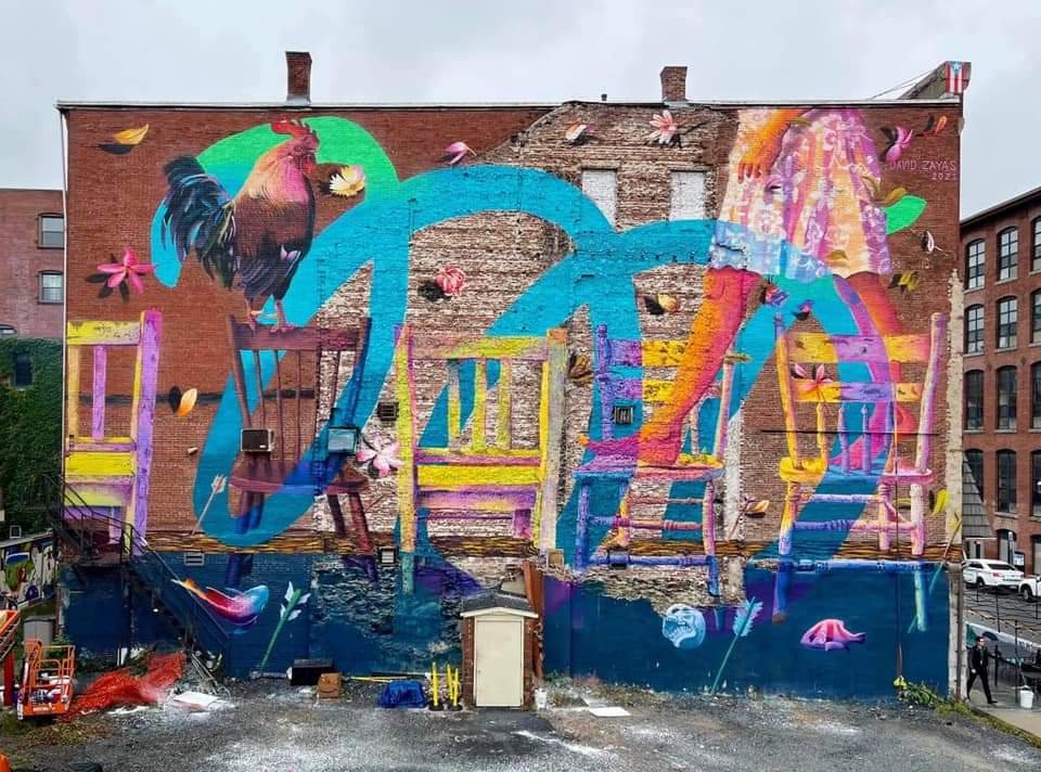 Project LEARN — Two breathtaking new murals by the artists David Zayas and  Angurria honor the history and diversity of Lowell.