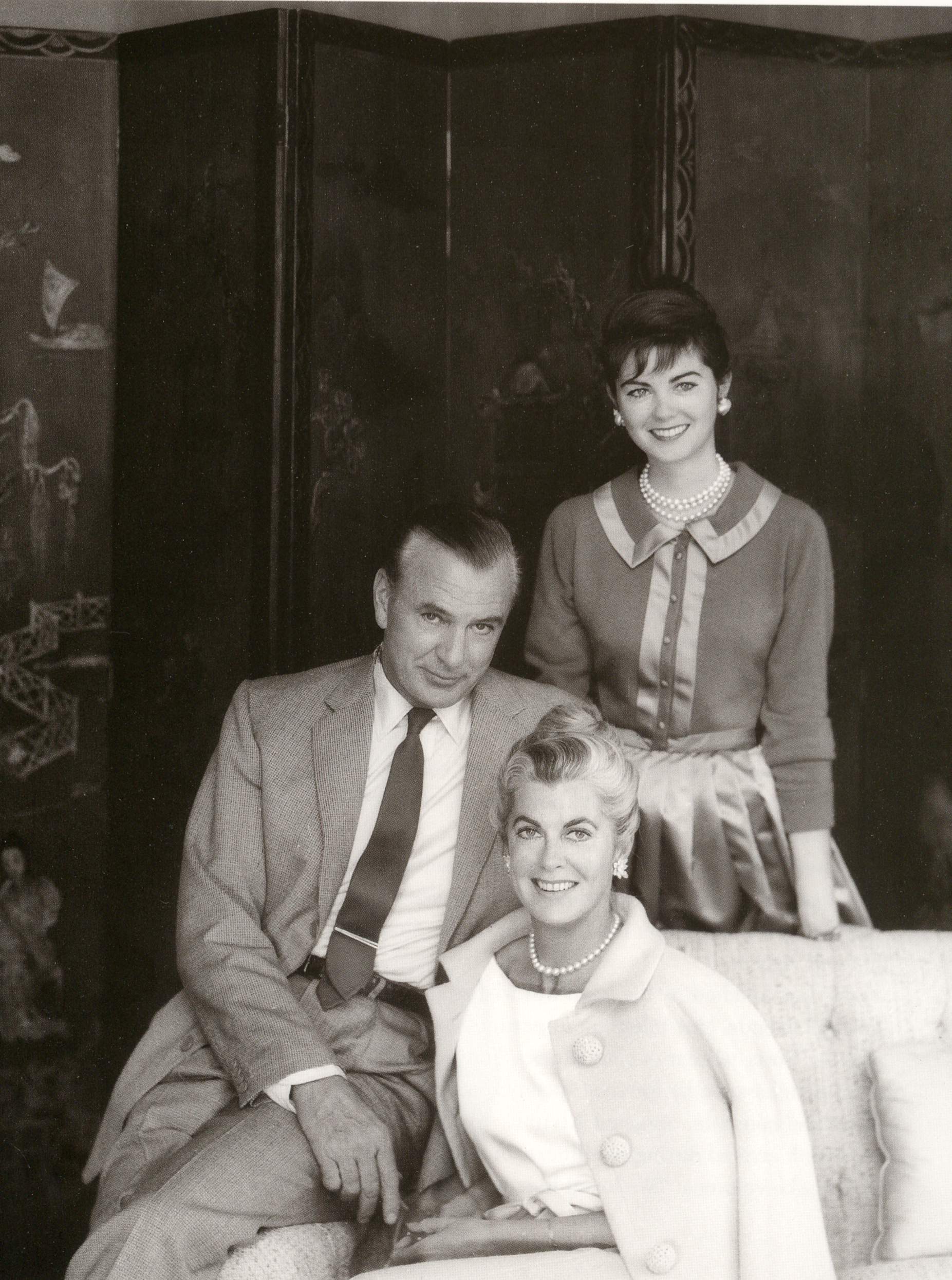 8x10 photo Gary Cooper with his family