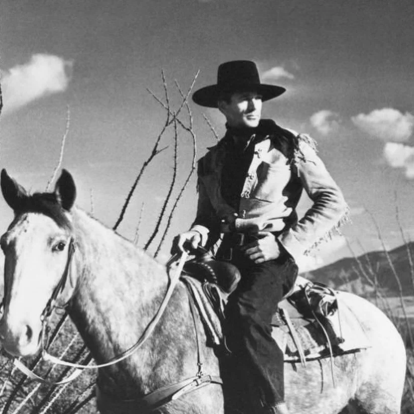 A rare look at Gary Cooper through the pen of famed caricaturist George Wachsteter. Created for a 1940 CBS Lux Radio Theatre broadcast of The Westerner, the illustration captures Cooper&rsquo;s quiet strength and Western charisma in Wachsteter&rsquo;