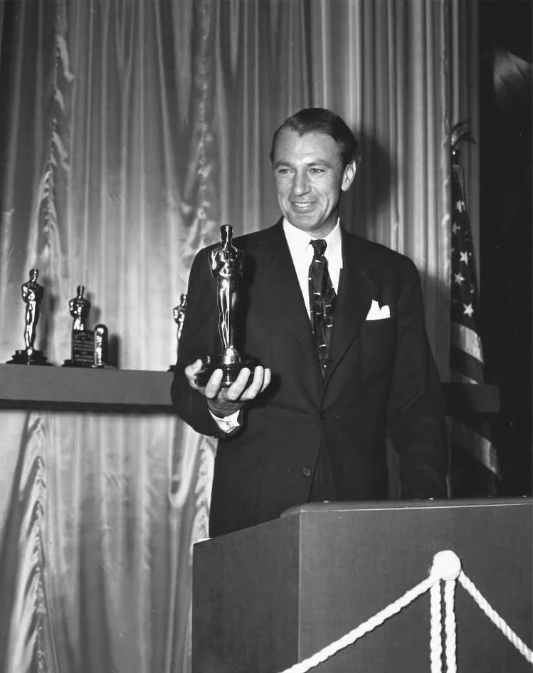 On February 26, 1942, Gary Cooper received his first Academy Award for Best Actor for his unforgettable performance in Sergeant York. With quiet strength and unwavering integrity, Cooper brought Alvin C. York&rsquo;s journey from reluctant soldier to