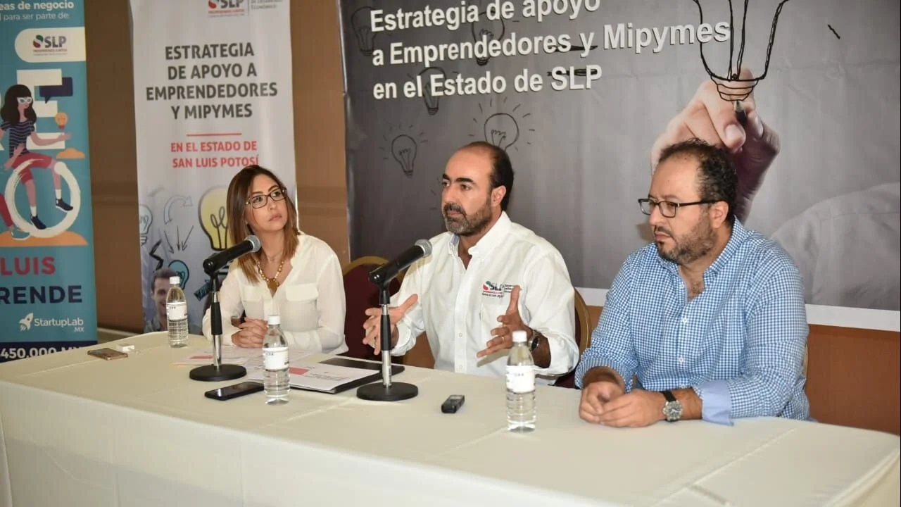 Lanza SLP estrategia de apoyo a emprendedores y Mipymes