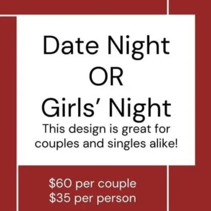 Date Night OR Girls Night: Birch Trees & Cardinals