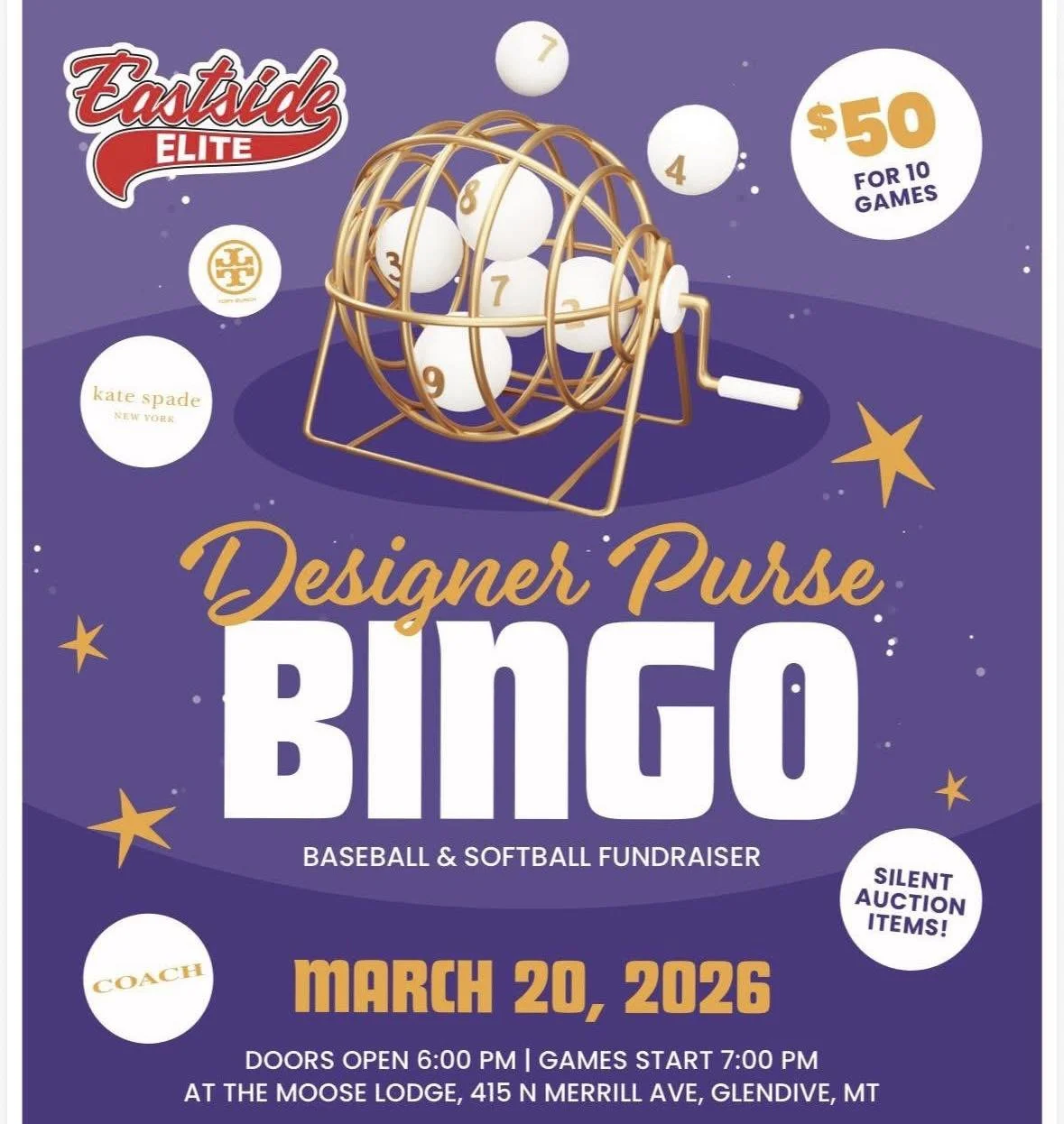 Designer Purse Bingo