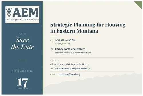 Strategic Planning for Housing in Eastern Montana