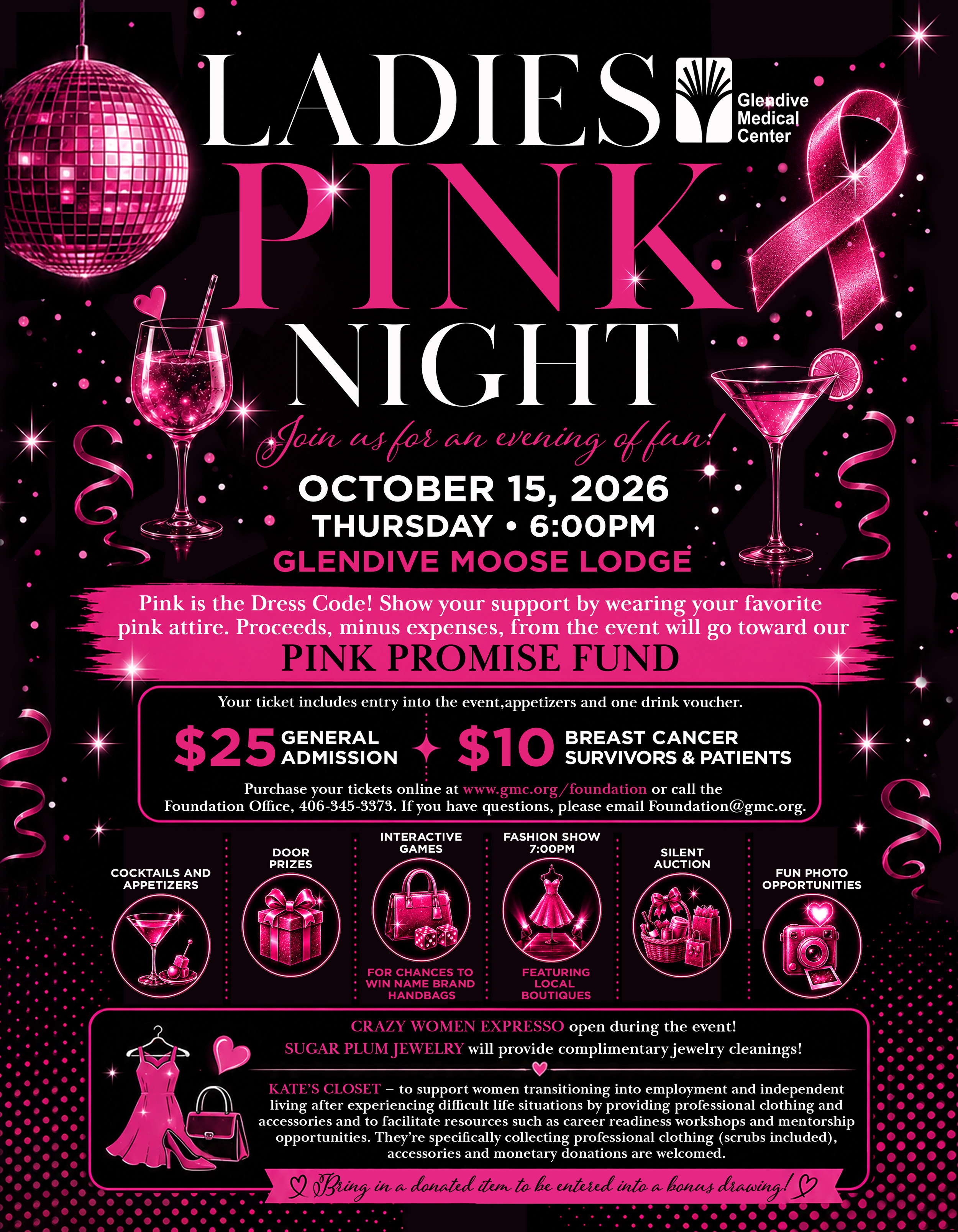 Ladies Pink Night