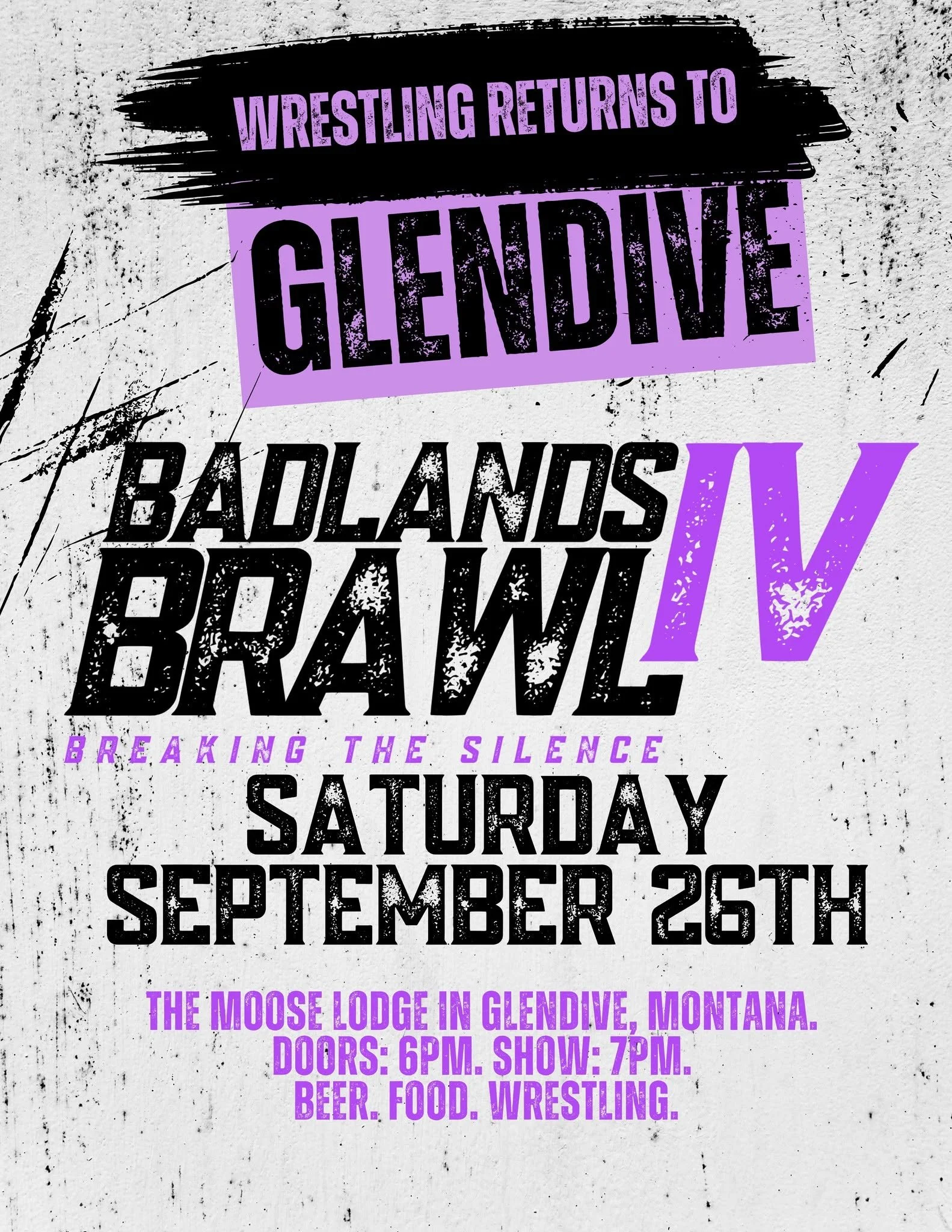 Badlands Brawl IV: Breaking the Silence