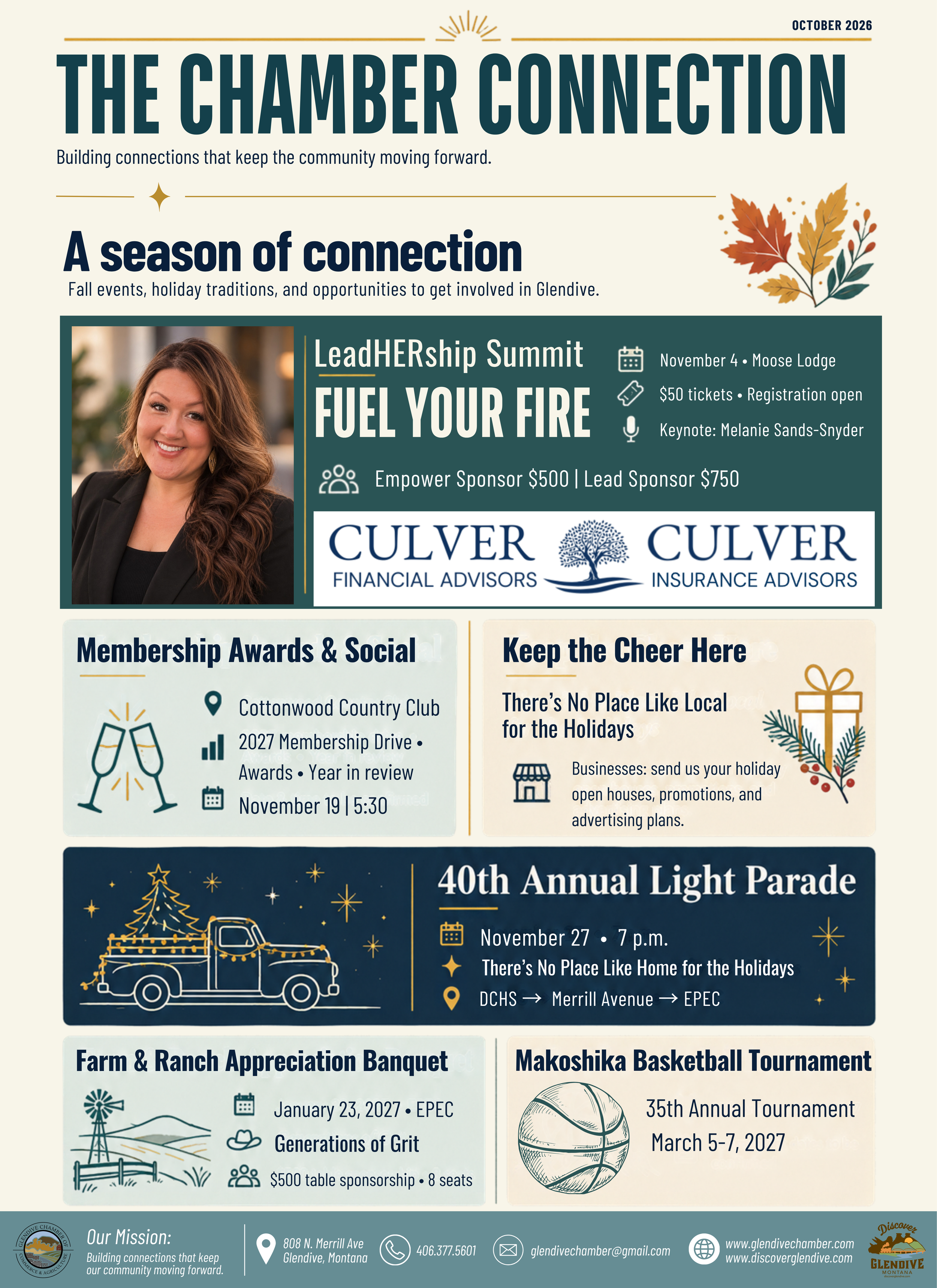 A Season of Connection | Fall 2026 Edition