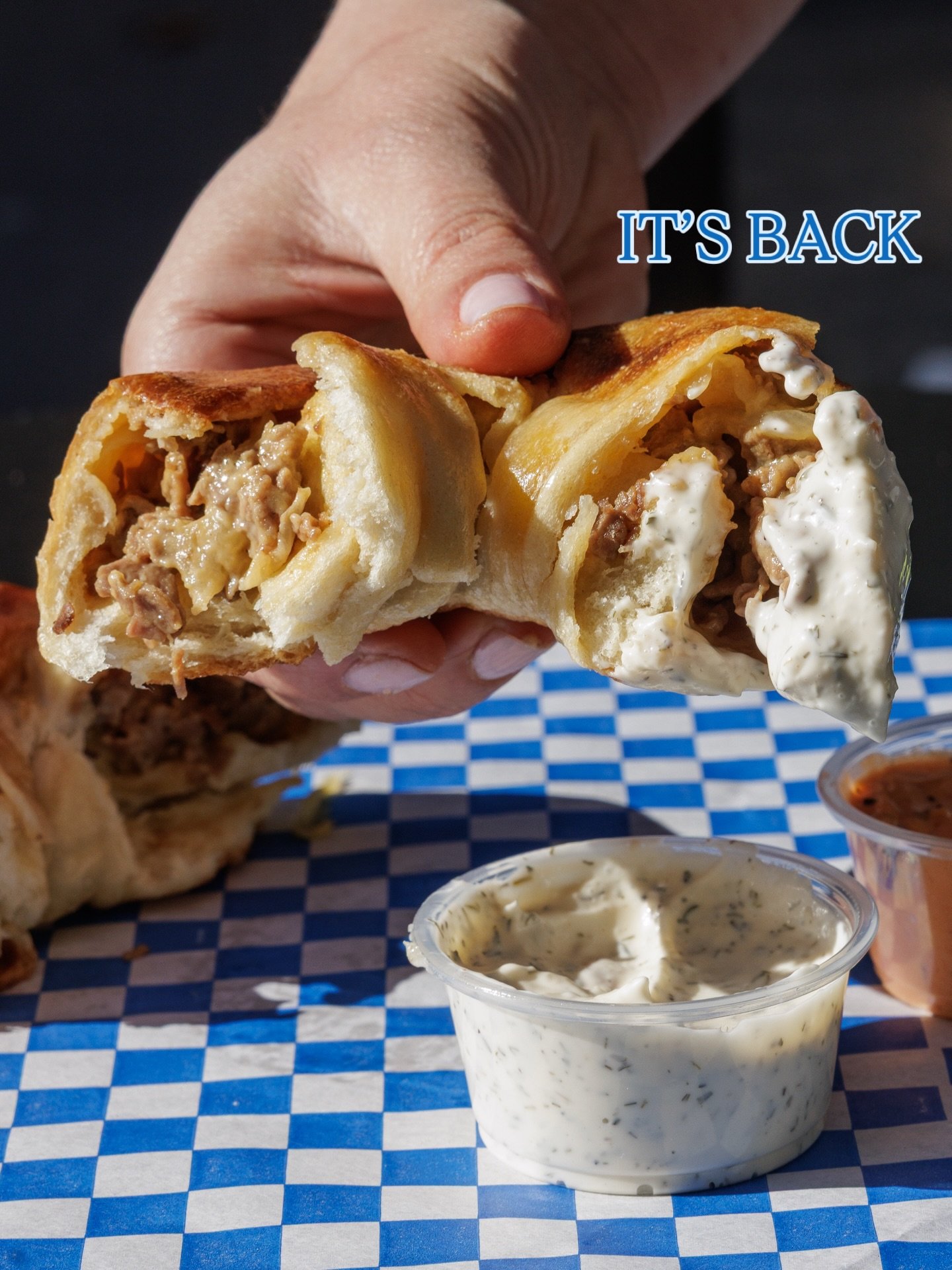 IT&rsquo;S BACK

Philly Cheesesteak Stuffed Bagel

⏰ Tuesday, March 24th [National Cheesesteak Day]
📍 Greenwich Village
❤️ limited drop, don&rsquo;t wait