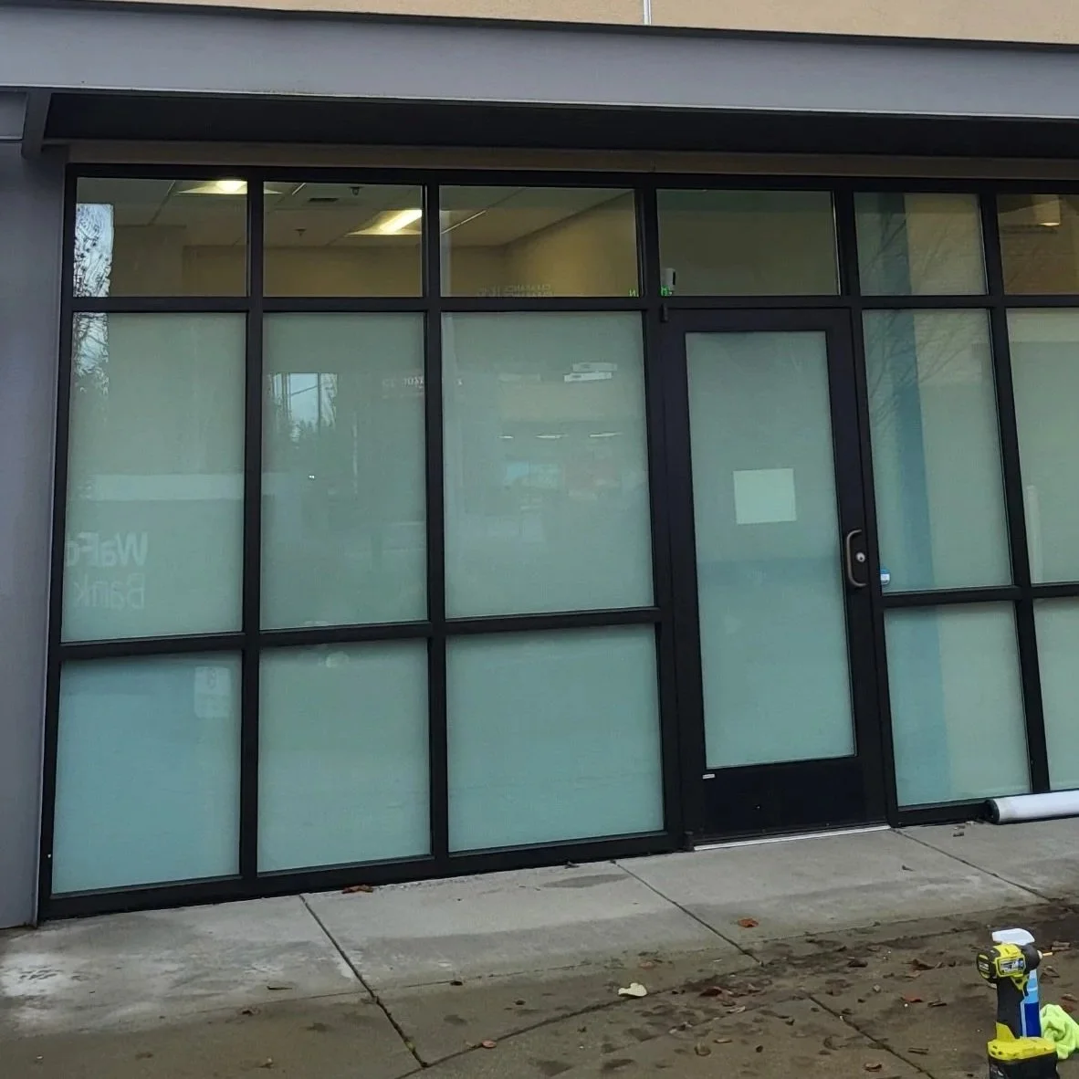 Window treatment for business privacy