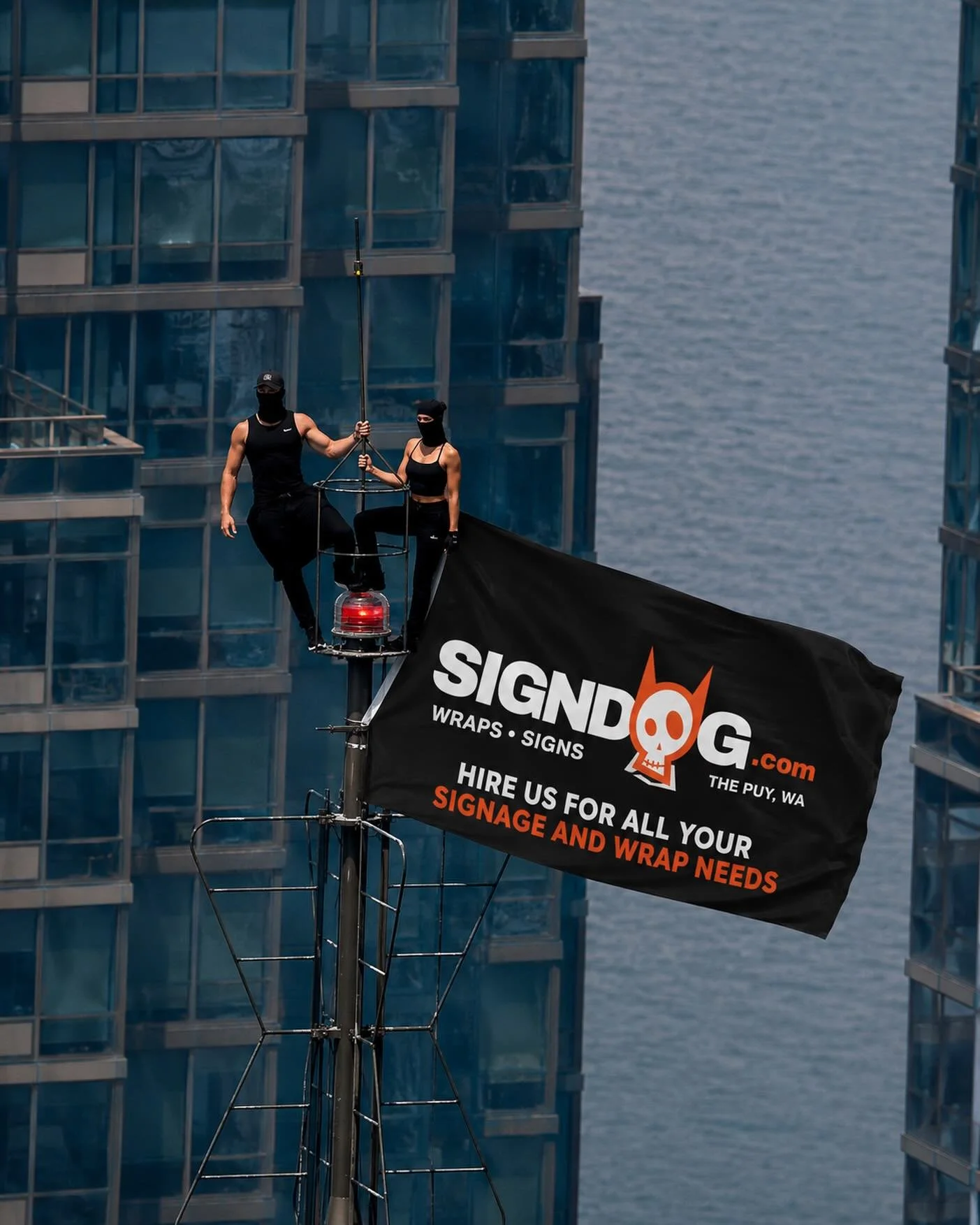 Massive shoutout to the couple who climbed to the top of the Empire State Building with a banner for the Dog. 🙏🏻🫡 #RESPECT
-
#SignDog #VehicleWraps #Signage #Skywalkers
(Disclaimer: Image is AI-generated)