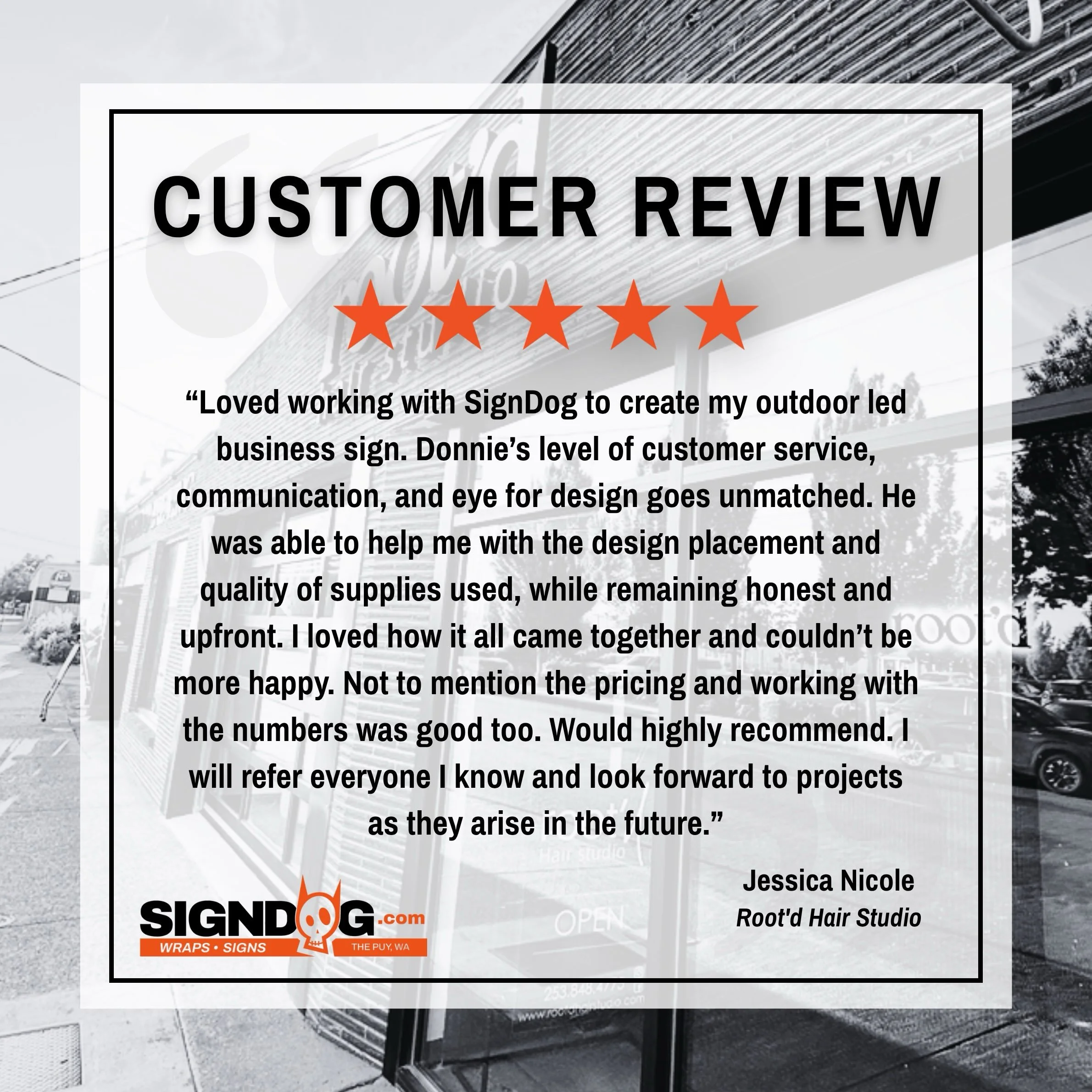 Customer Review Spotlight: Thank you so much for the review,&nbsp;Jessica! We&rsquo;re so glad you love how everything came together. 🤍 P.S. Thank you for the referrals and support as well! It means the world to our team!
-
#RootdHairStudio #Custome