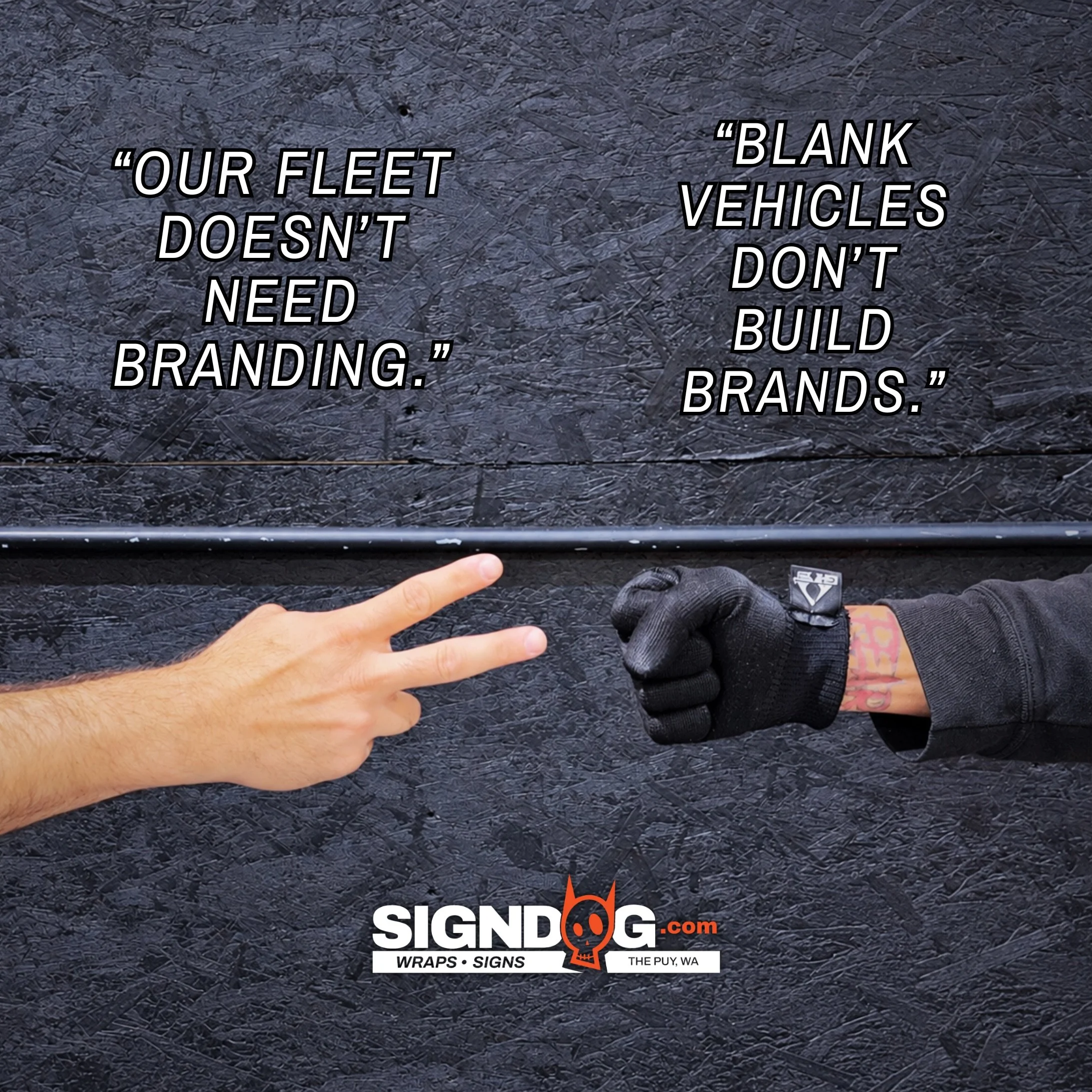 Rock beats scissors. Wraps beat&hellip; well, pretty much everything. 🙃
-
#VehicleWraps #CommercialWraps #B2B #Puyallup #Tacoma