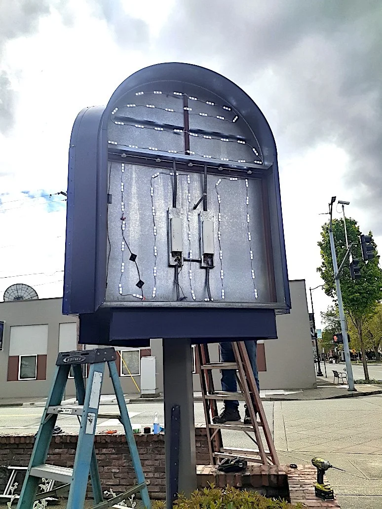 Sign repair