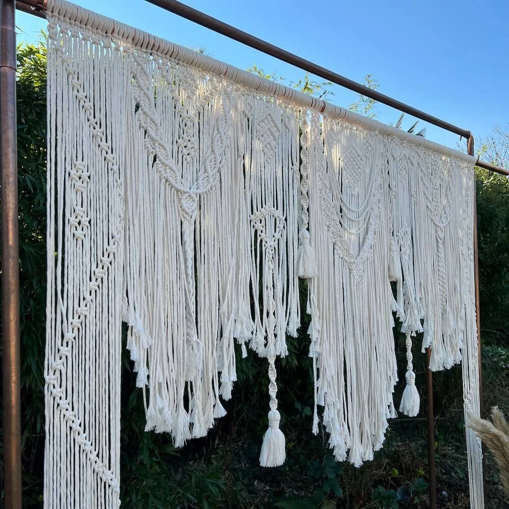 Large Macrame Backdrop Hanging