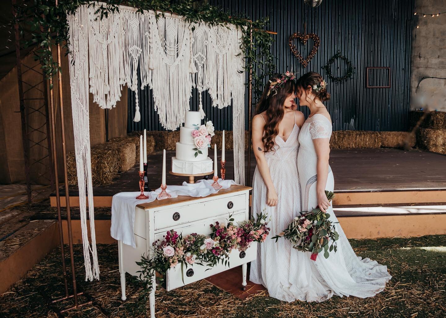 A wedding cake is often a considerable investment. Why not show it off to its full potential by creating a &lsquo;Cake Table&rsquo; styled to match your overall decor. 

Here, a vintage dresser and candlesticks create the perfect base, and the ceremo