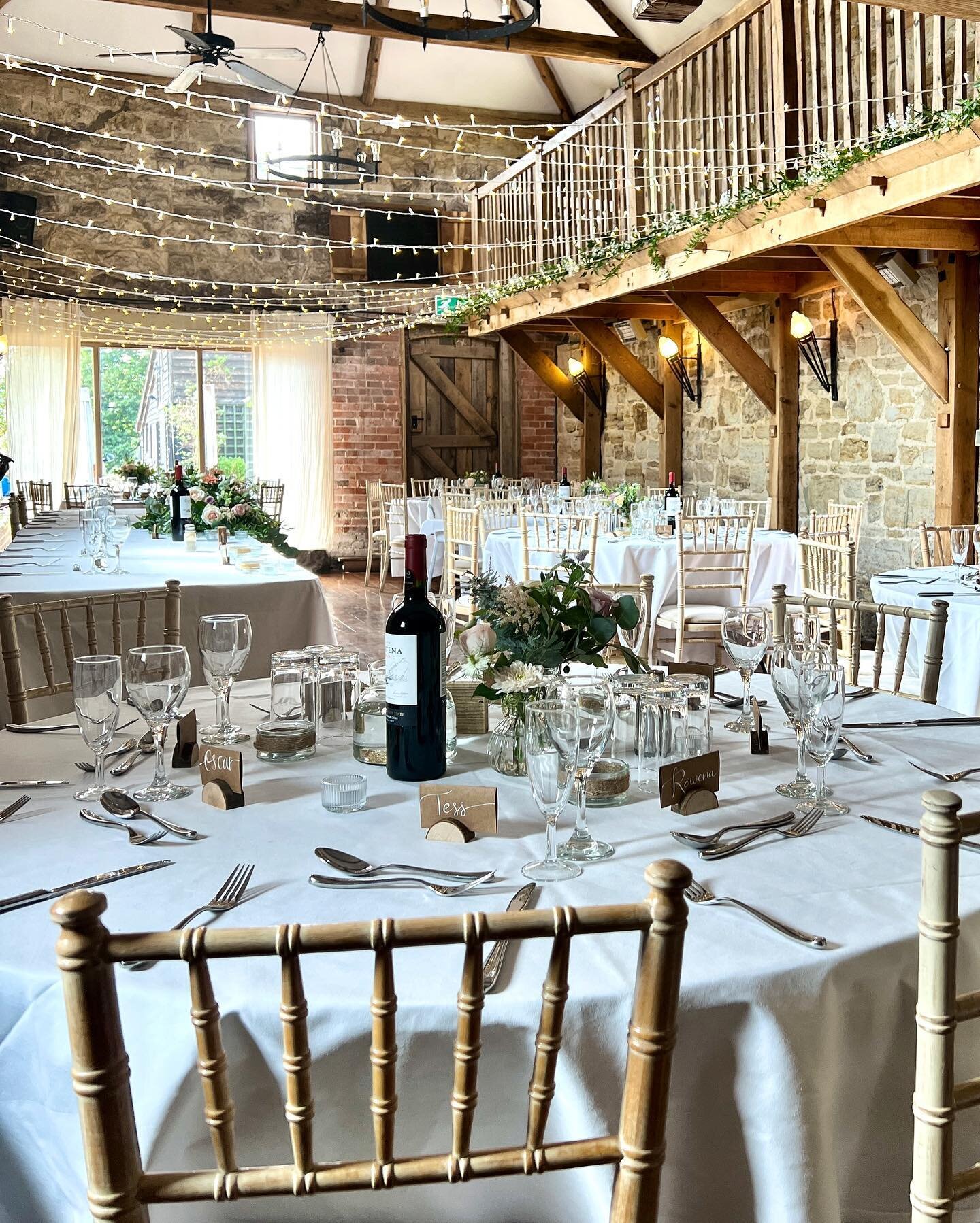 Fancy a fairy light canopy or adding some pretty lighting to your outdoor reception space? 

We have 120m of connectable fairy lights that can be used both inside and out, as well as on mains power and battery packs. Allowing you to install them just
