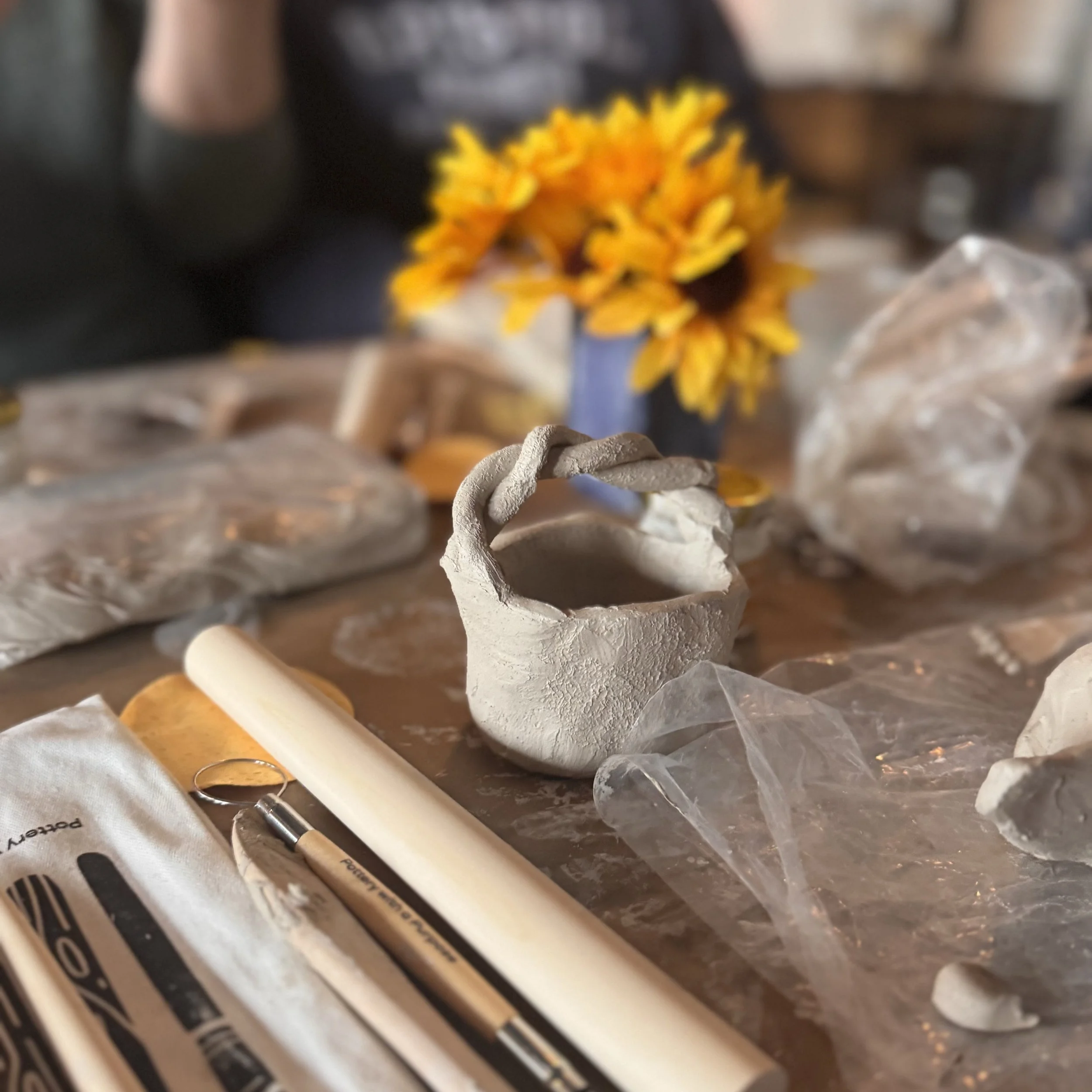 POTTERY WITH A PURPOSE: Make Your Own Plant Pot or Vase