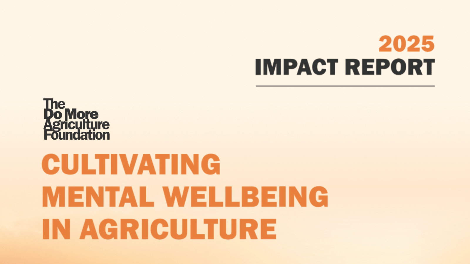 The Do More Agriculture Foundation Releases 2025 Impact Report