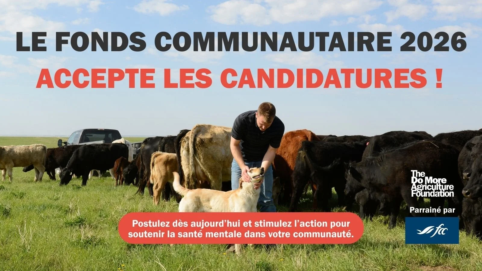 Ouverture du Fonds communautaire pour la santé mentale 2026, poursuivant le partenariat national pour soutenir les communautés rurales