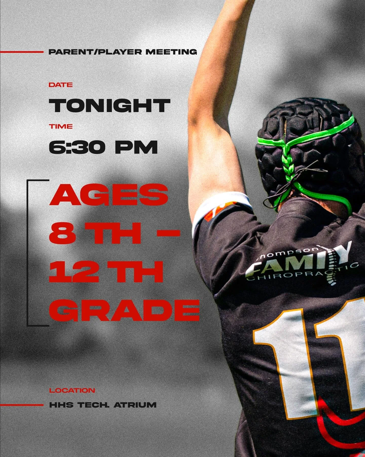 ‼️ANNOUNCEMENT‼️

Our annual Parent and Player Meeting is tonight at 6:30 PM in the Herriman High School Tech Atrium. This meeting is for all players and parents, 8th&ndash;12th grade.

We&rsquo;ll cover expectations for the season, key dates, commun