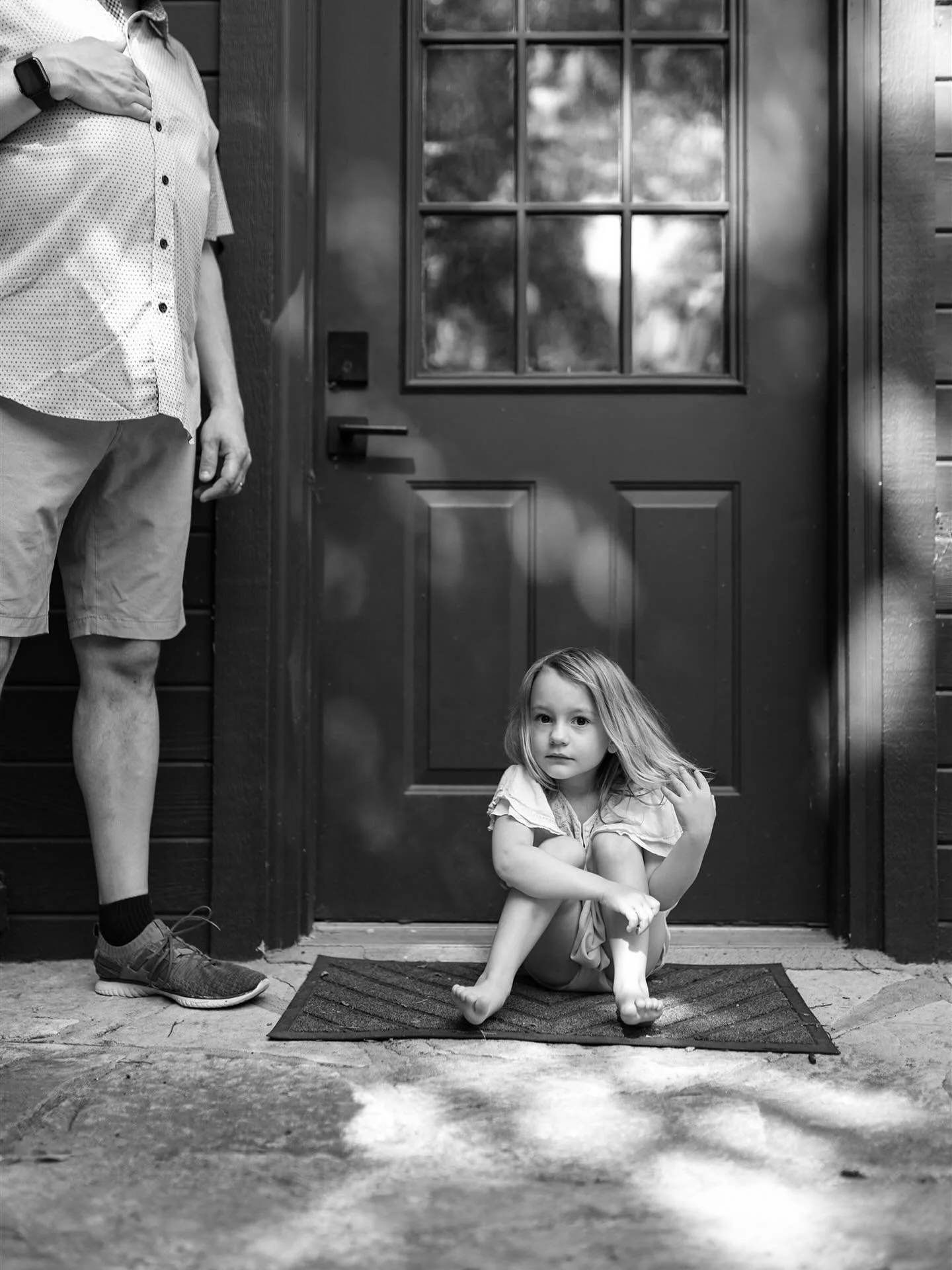 I was told this one needed its own square, so here it is.  I do love a moody kid in moody B&amp;W.
