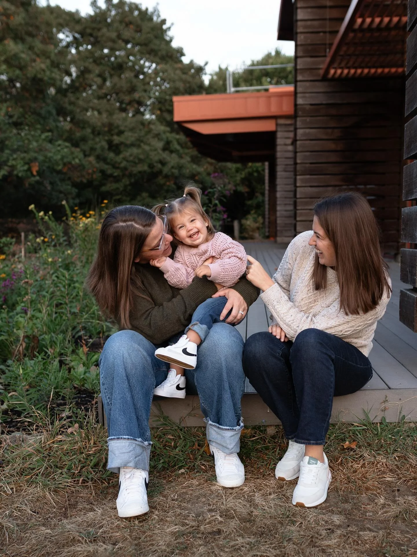 This entire session was essentially just two moms and a photographer doting on a little girl and following her everywhere&hellip;. and it was ✨perfect✨