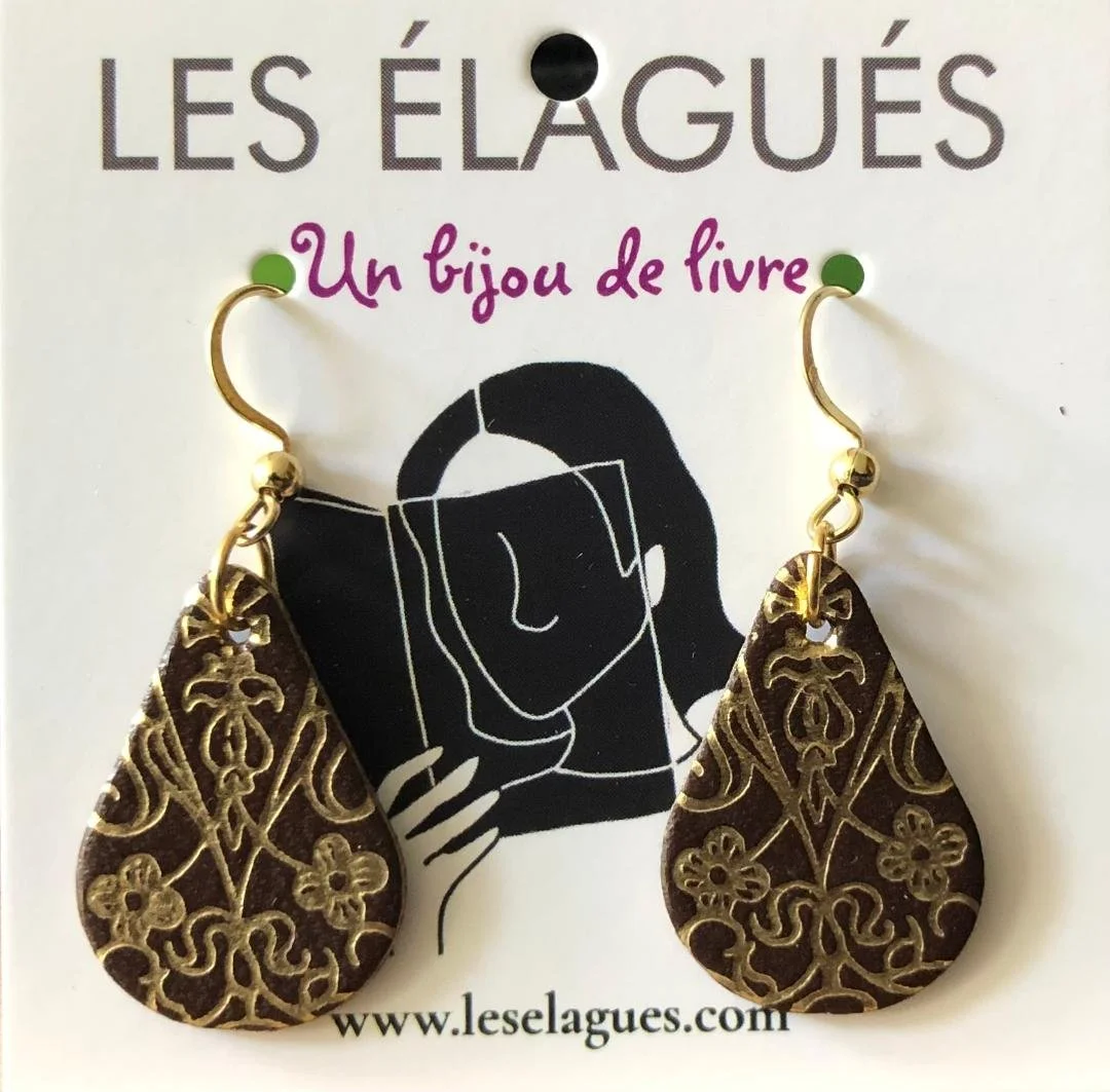 Boucles d'oreilles "Fleur" - gouttes