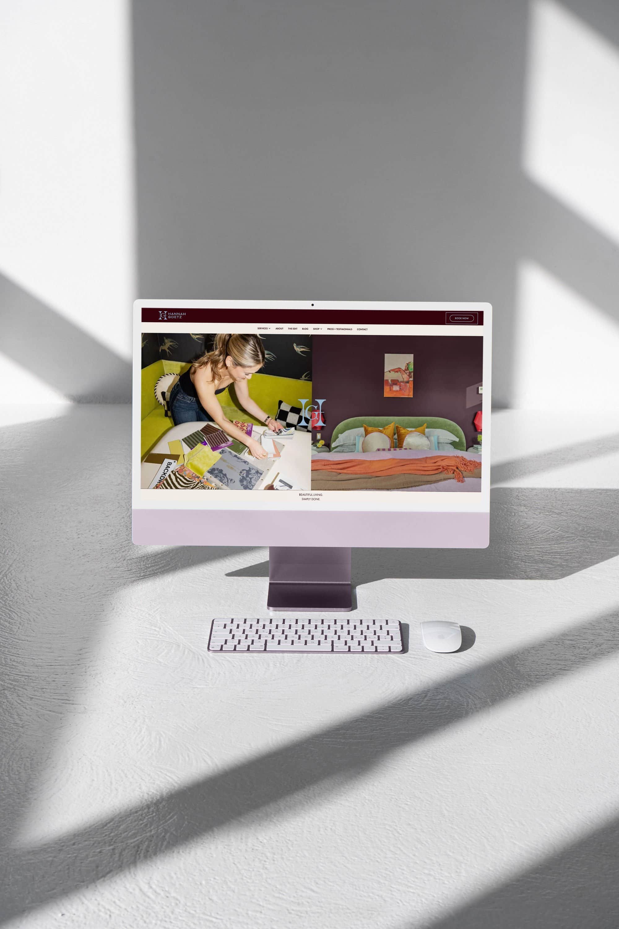 Custom Squarespace website for Hannah Goetz Organizing, a professional organizer in Austin
