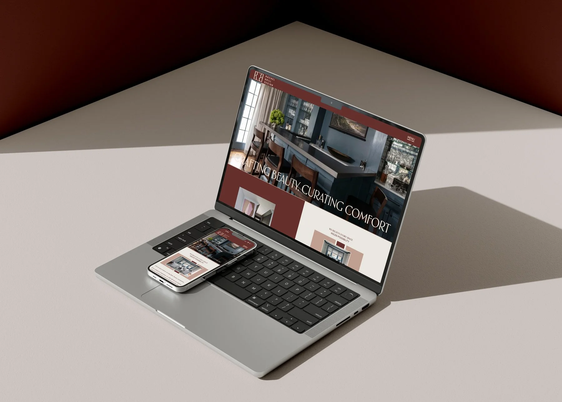 Squarespace Website Design for Interior Designer Rachel Brill