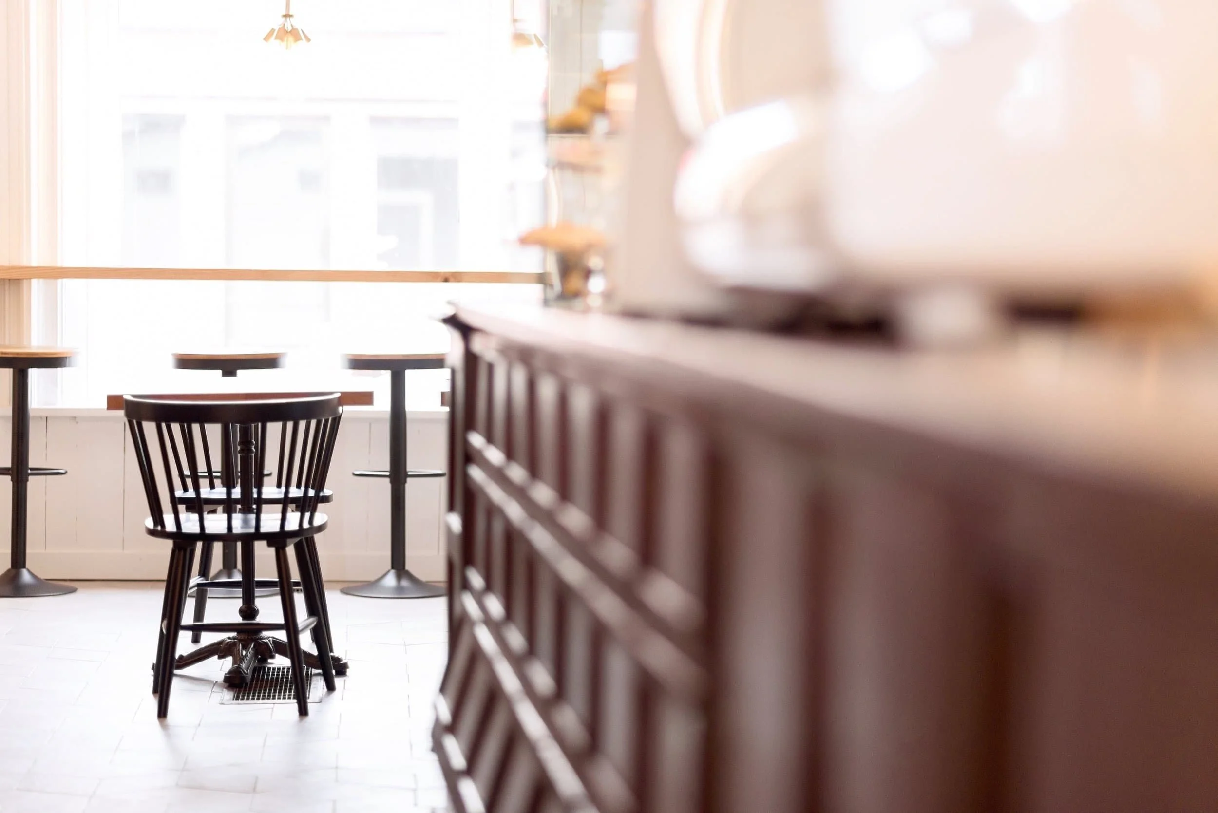 692 Coffee and Bar brand and coffee shop interior design in Manotick Ontario