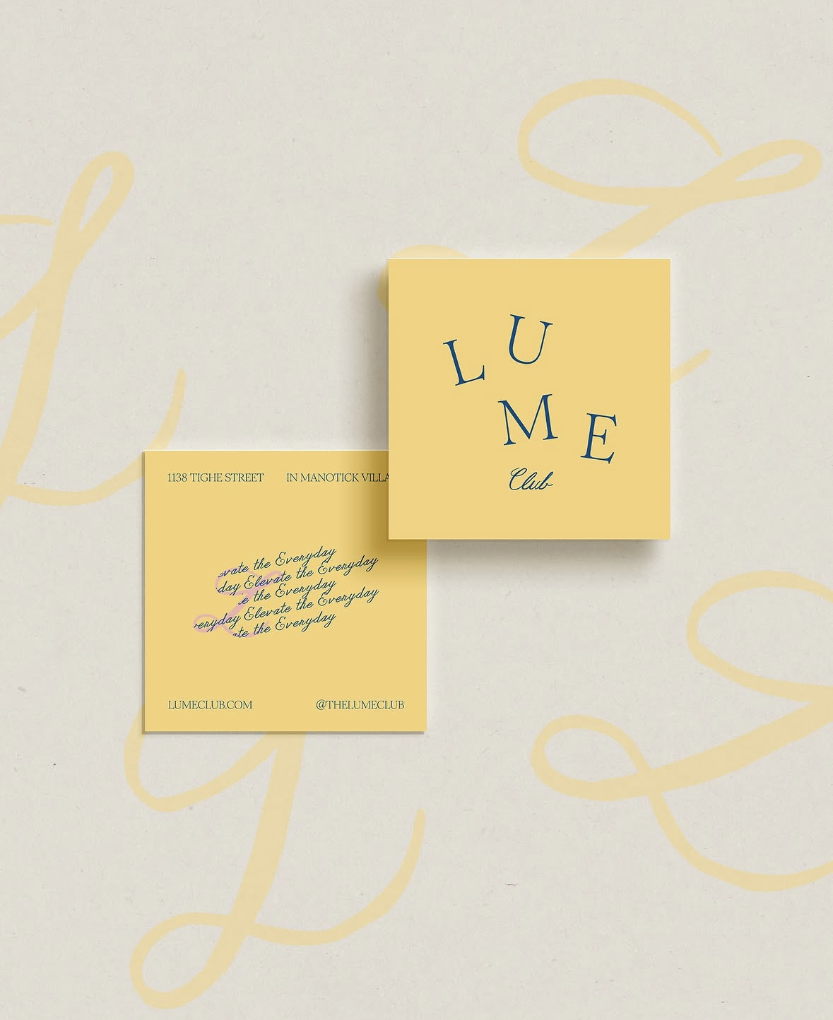 Lume Club boutique brand interior and website design in Manotick Ontario