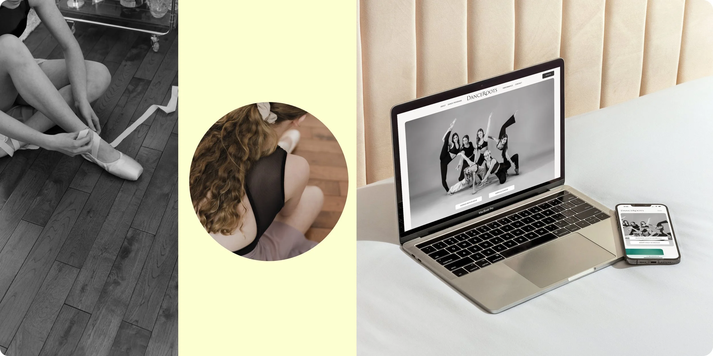 Dance studio branding and creative design by Studio Jeté